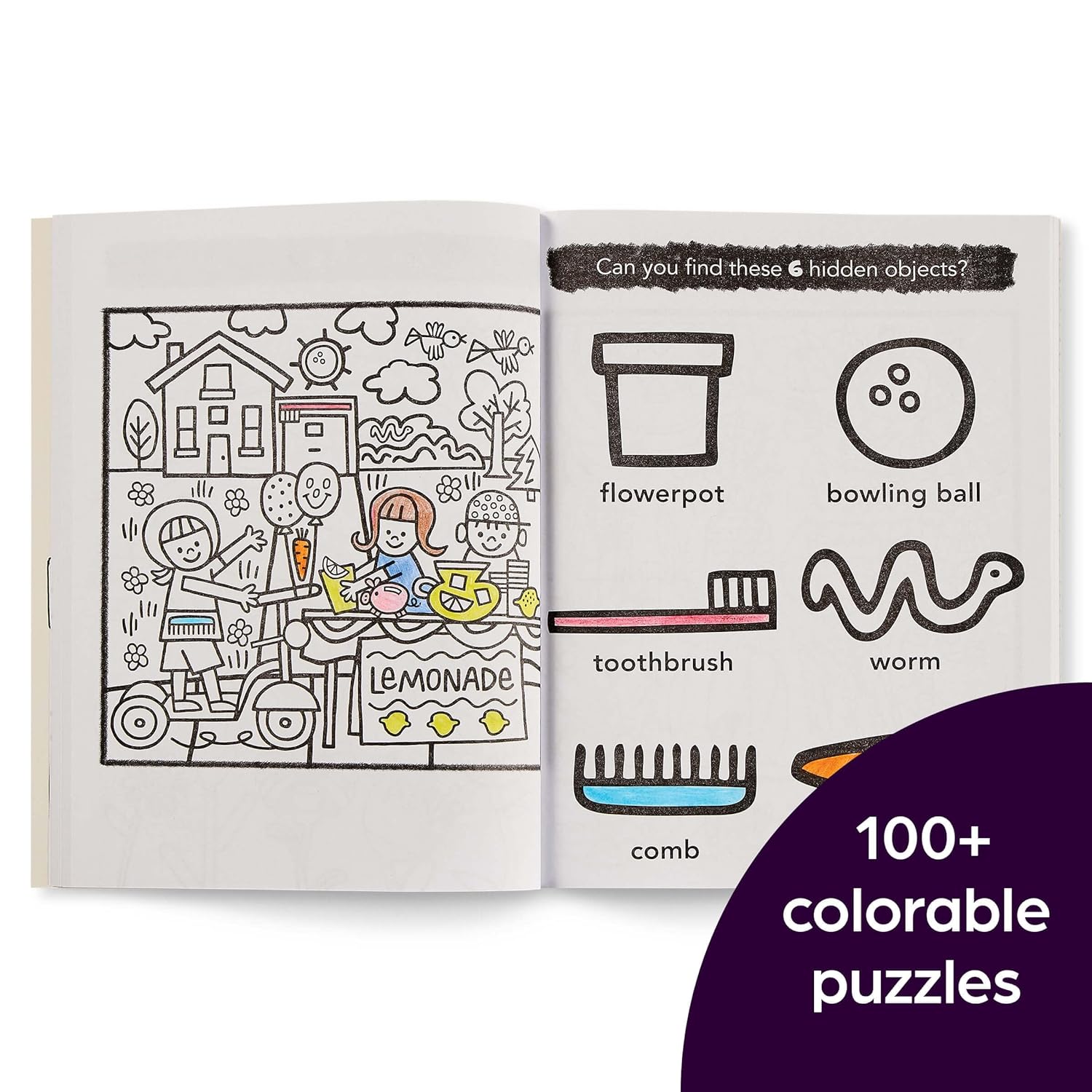 My First Hidden Pictures Coloring Book