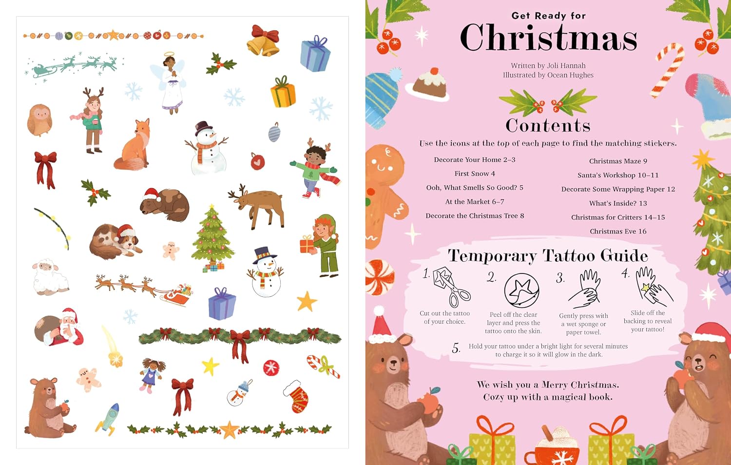 Get Ready for Christmas: With Glow-in-the-Dark Tattoos