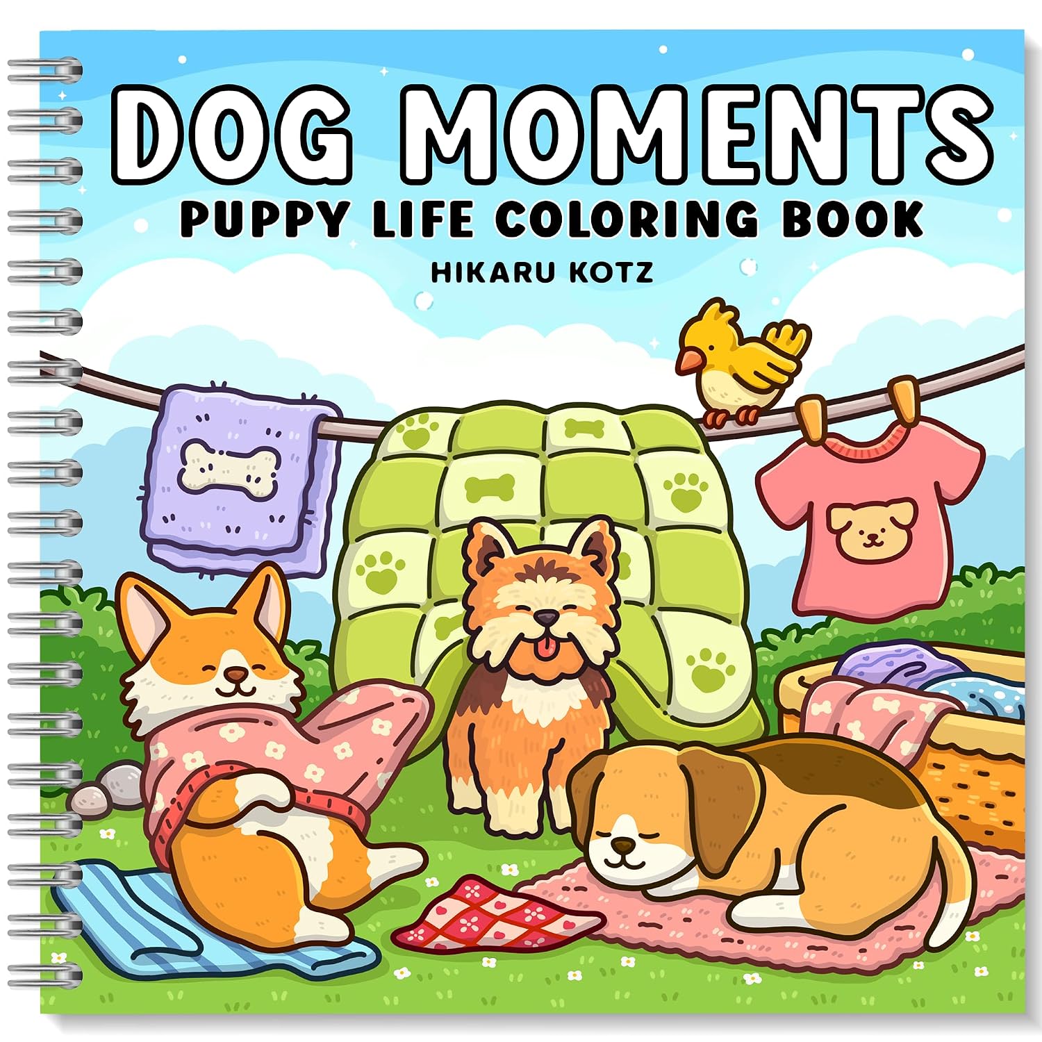 Dog Moments: Puppy Life Coloring Book