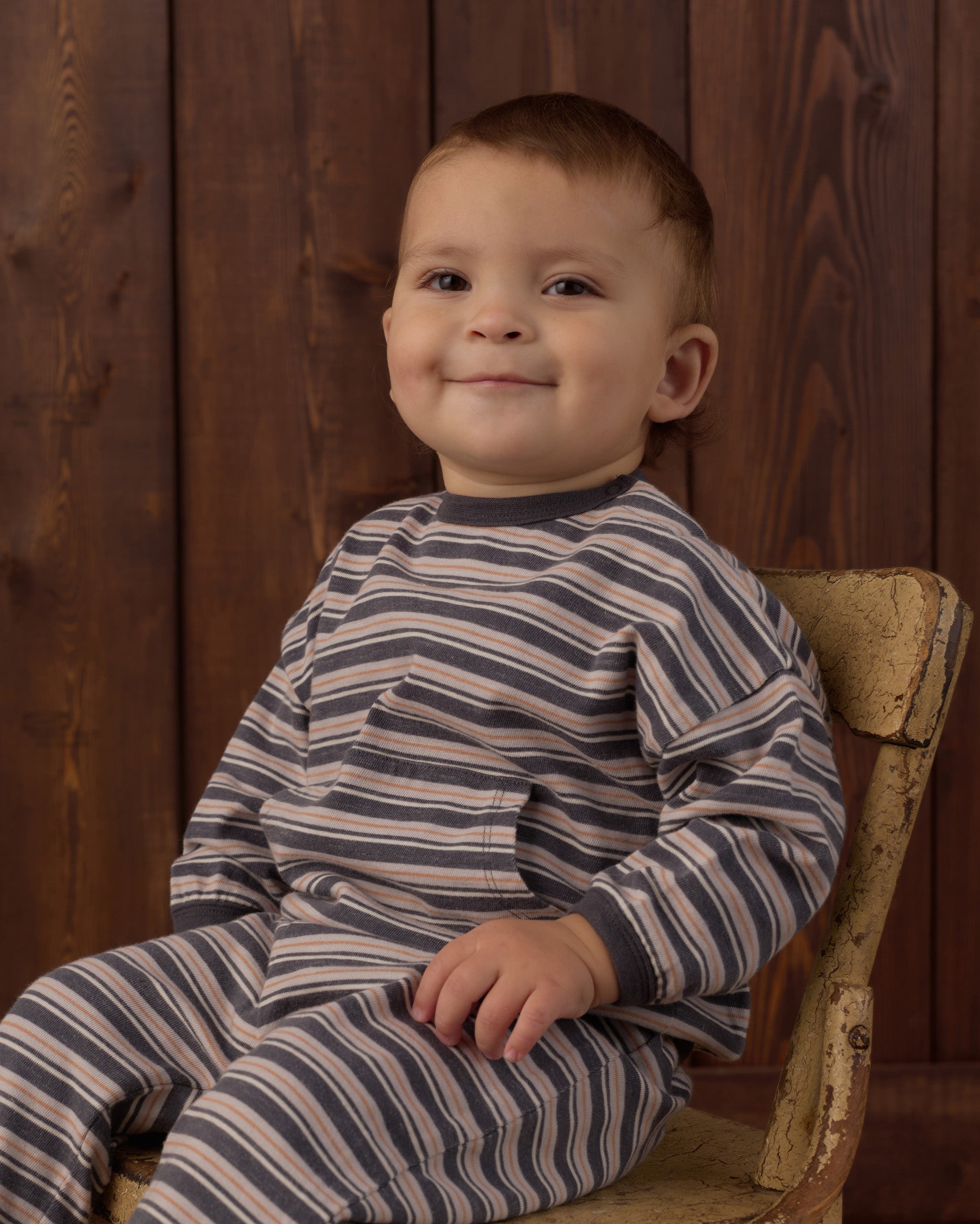 Relaxed Set || Blue Stripe