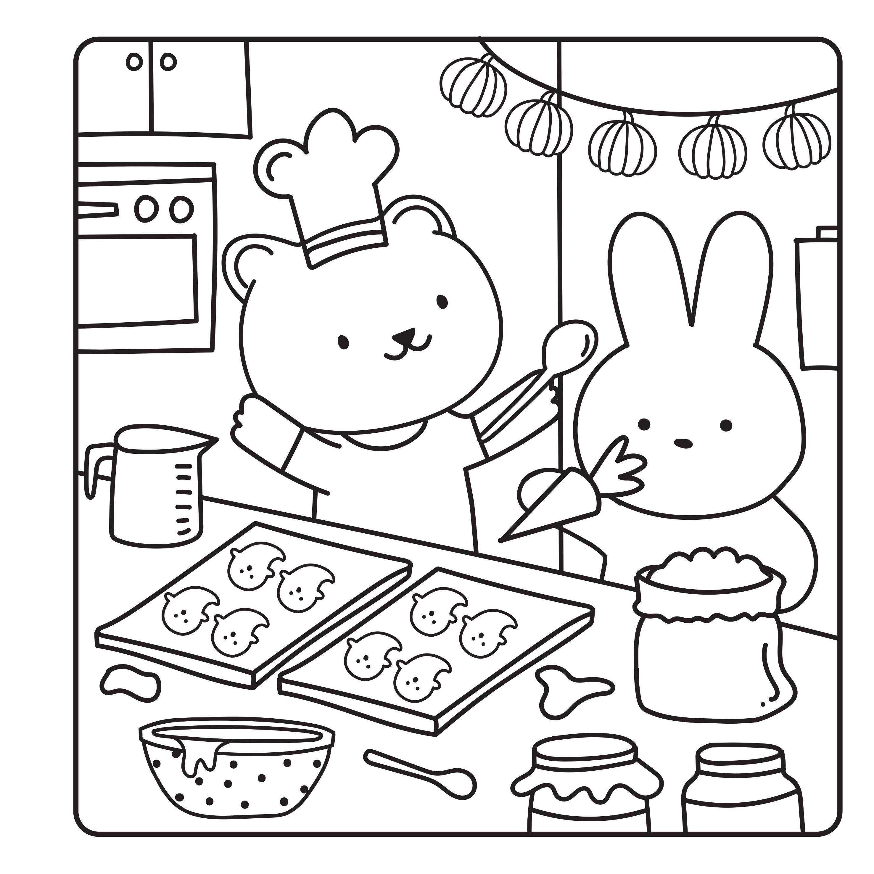 Sweet & Scary Coloring Book