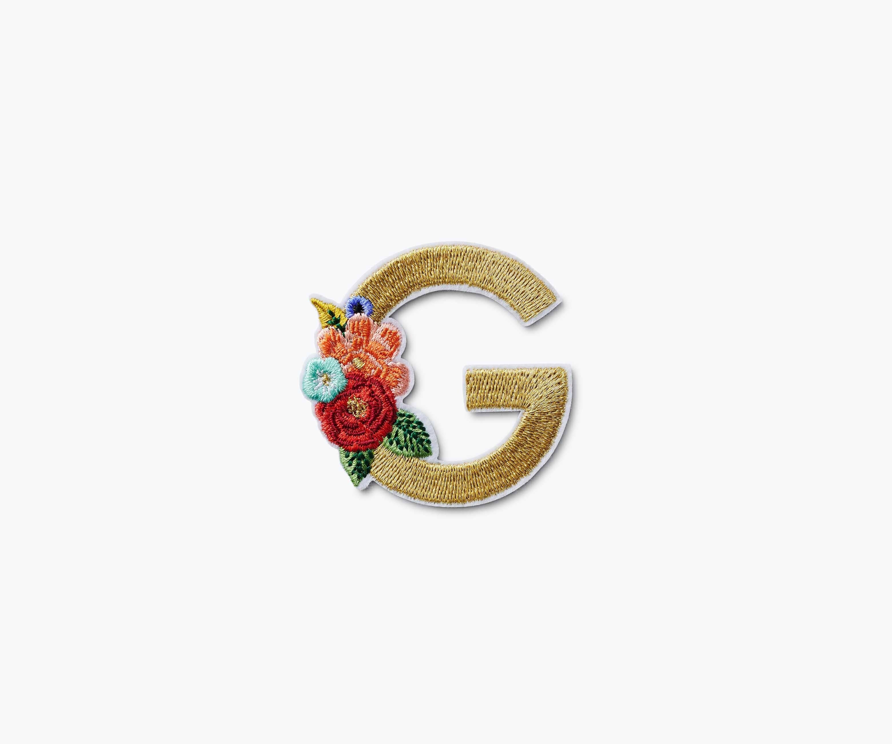 Garden Party Monogram Patch