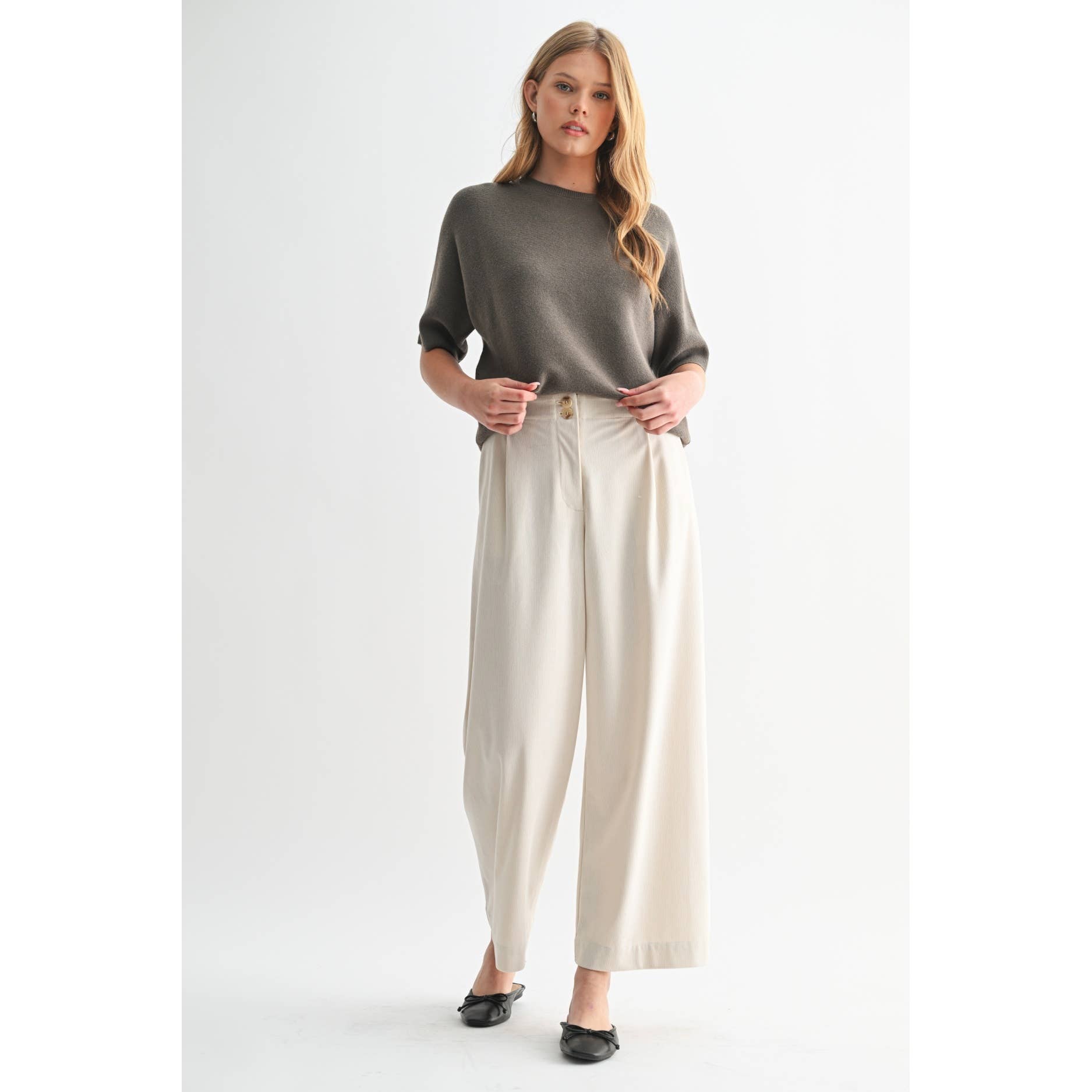 Dolman Sleeve Seater || Brown