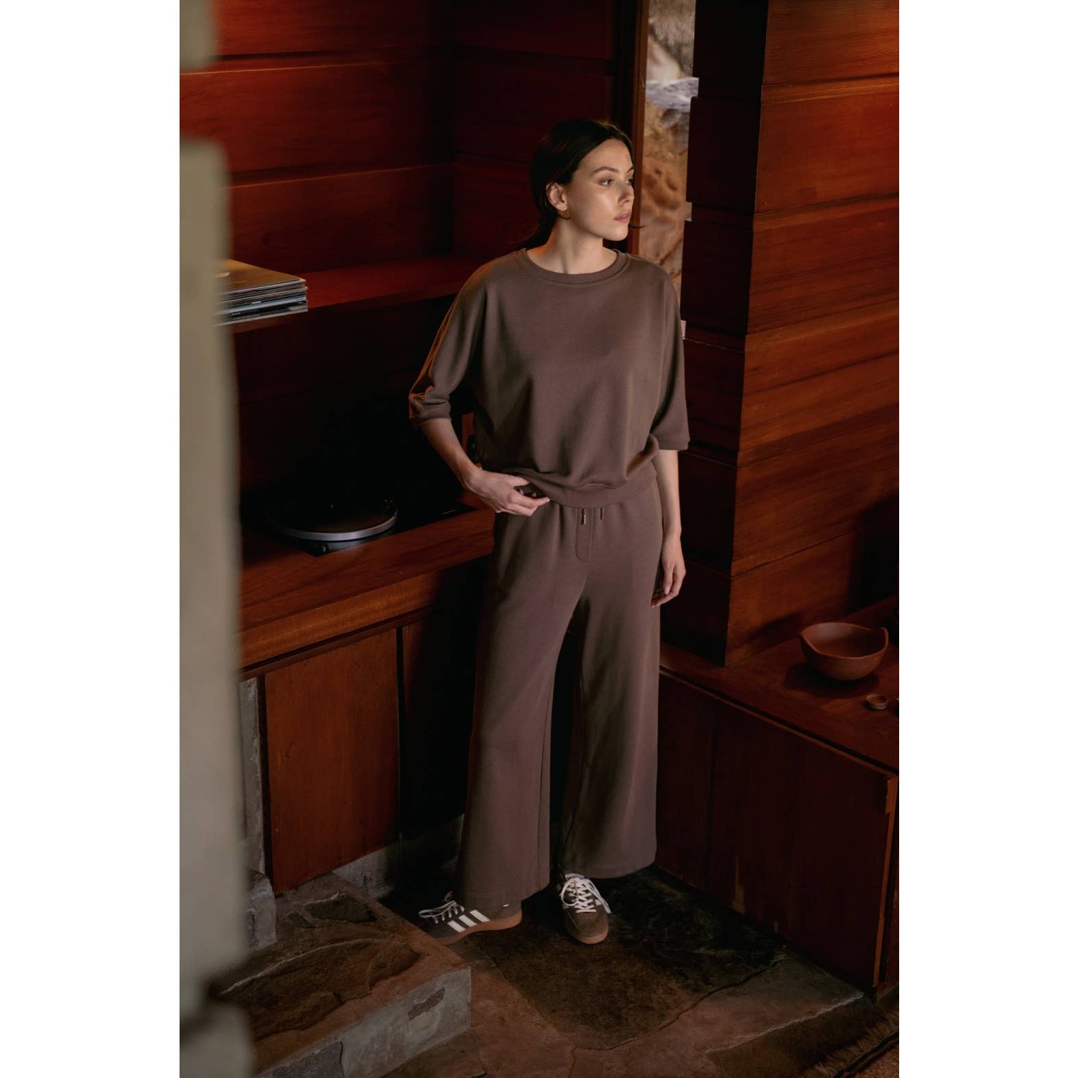 Straight Leg Pants || Truffle