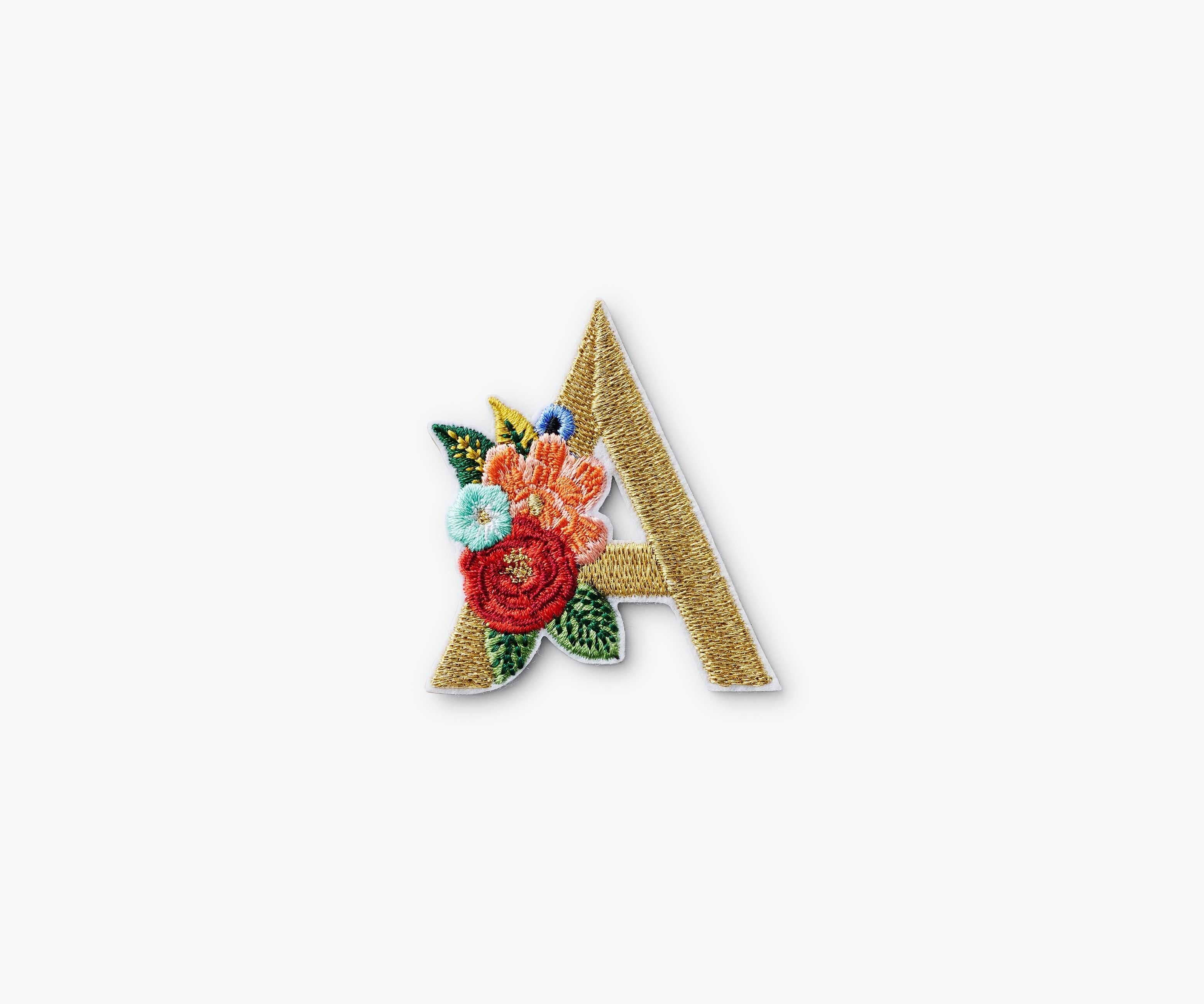 Garden Party Monogram Patch