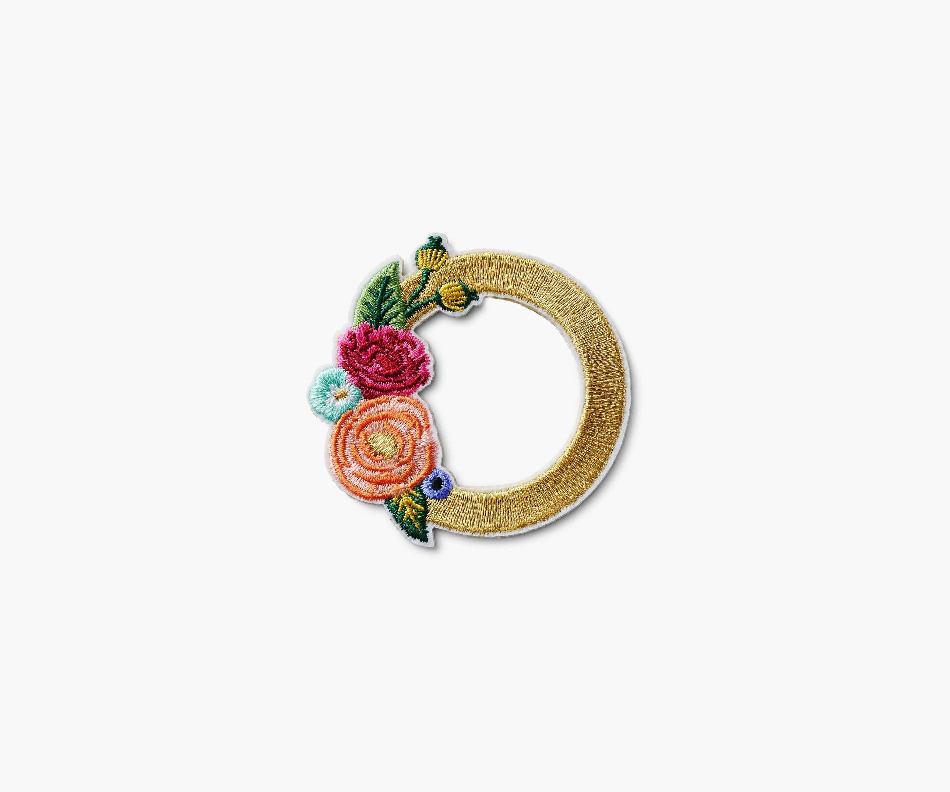 Garden Party Monogram Patch