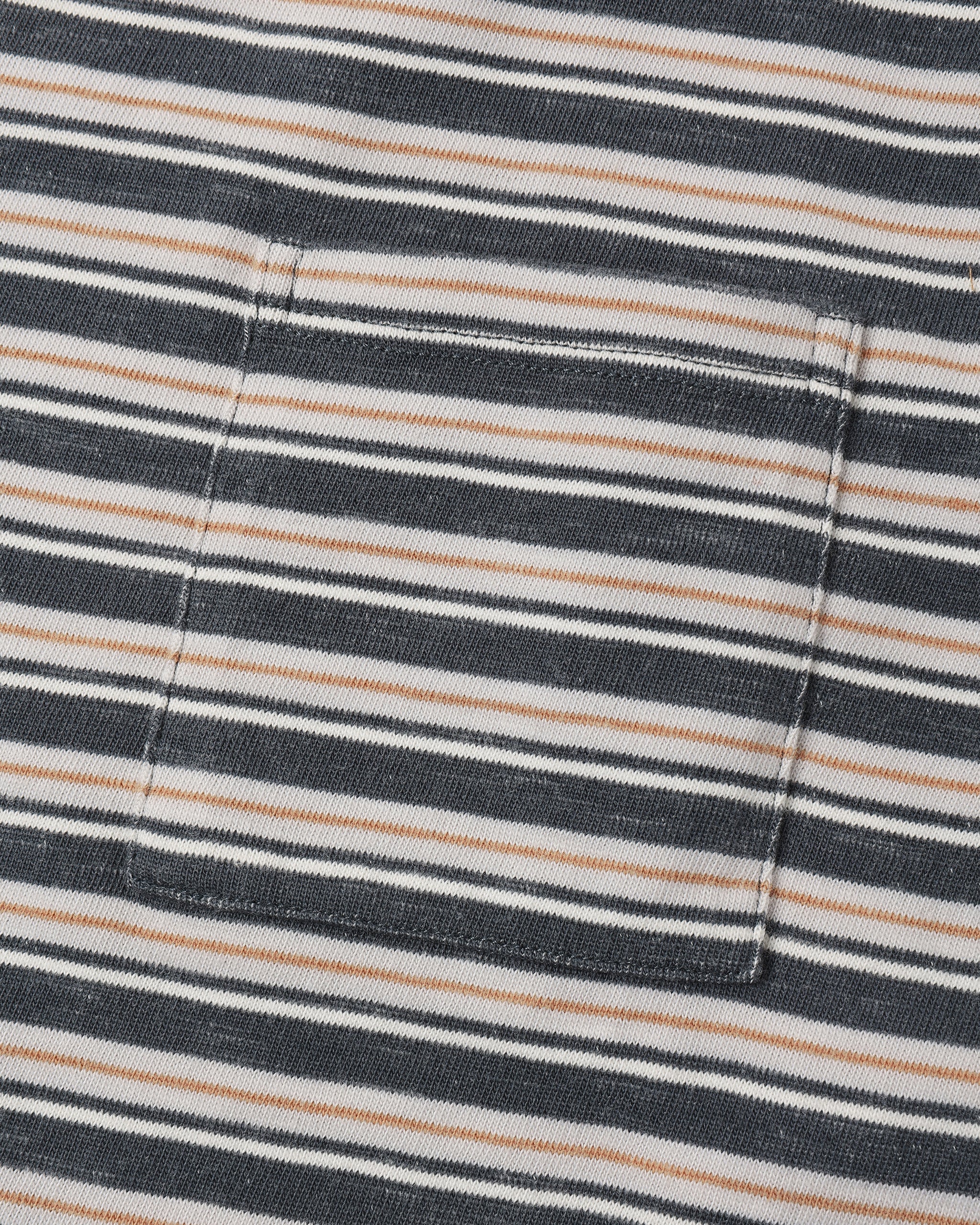 Relaxed Long Sleeve Tee || Blue Stripe