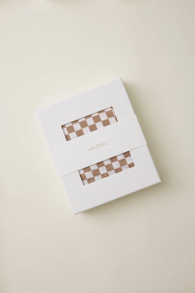 Almondine Chequer Wrap