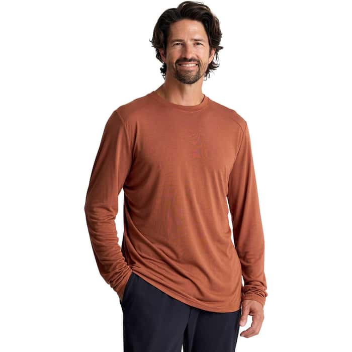 Men's Bamboo Lightweight Long Sleeve || Adobe