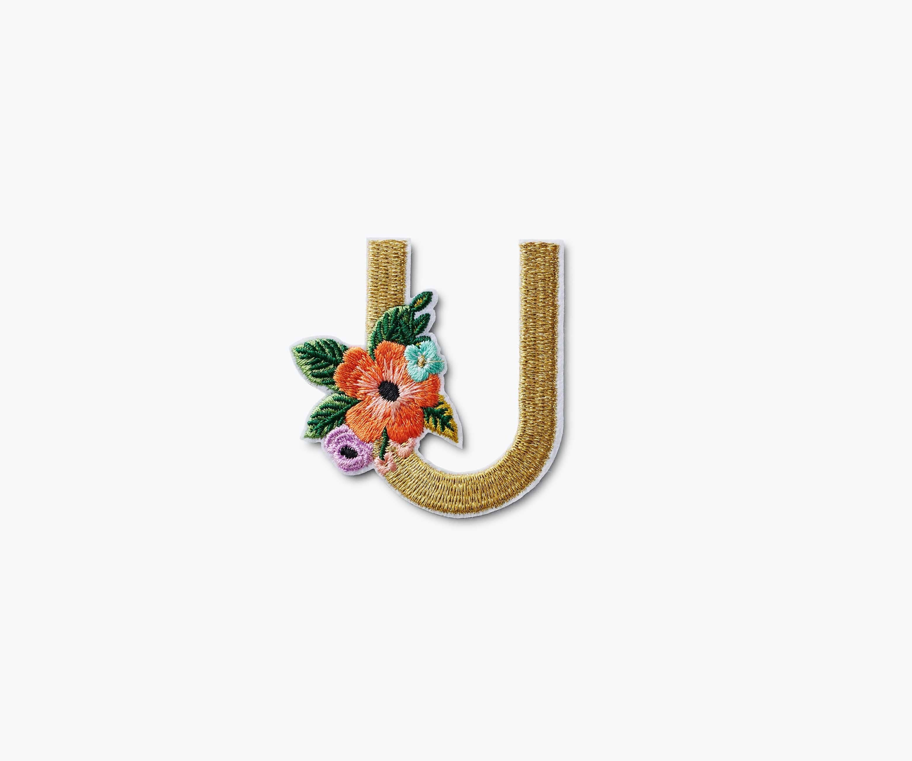 Garden Party Monogram Patch