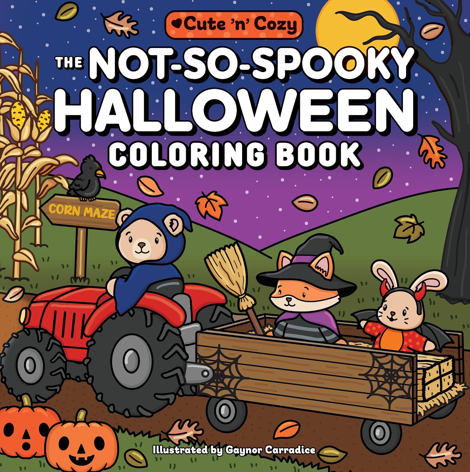 NOT-SO-SPOOKY HALLOWEEN COLORING  BOOK