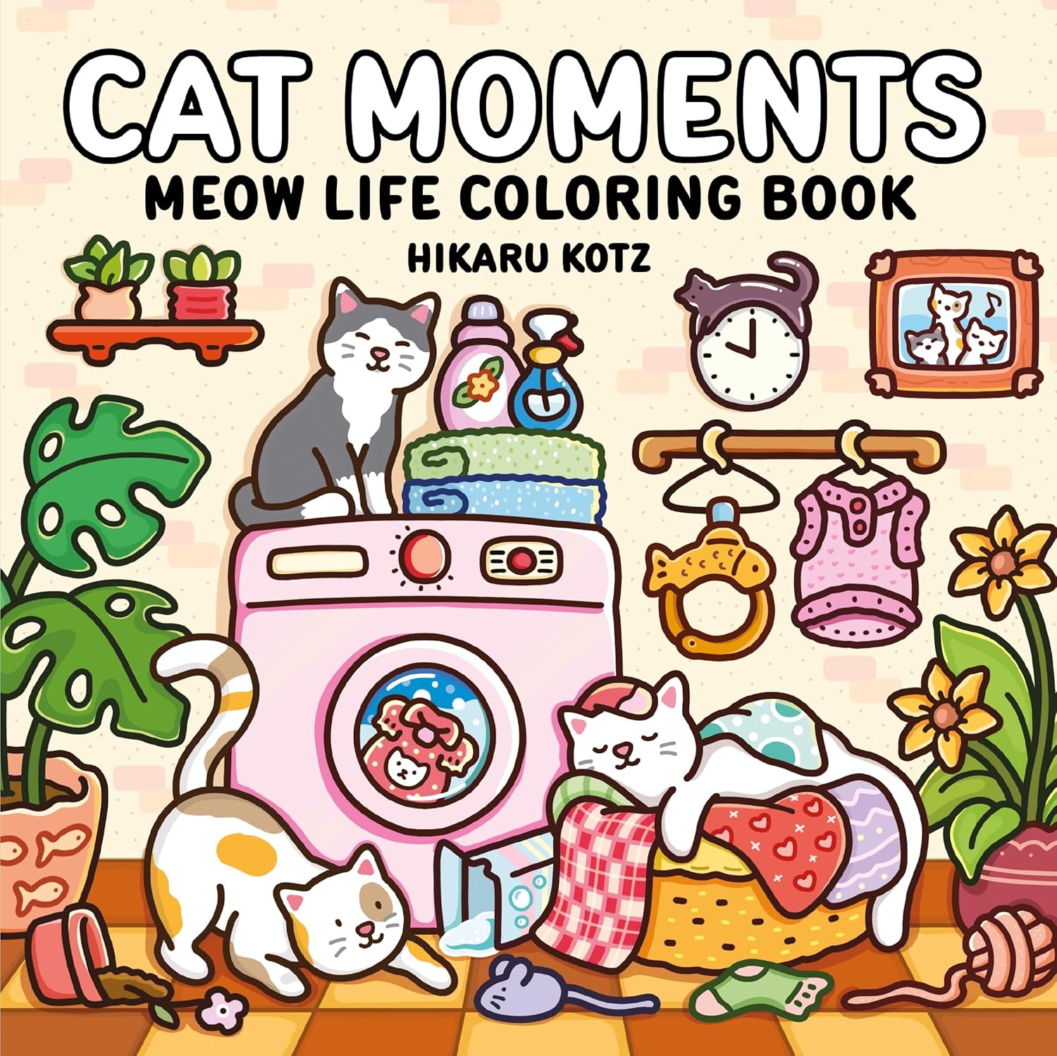 Cat Moments: Meow Life  Coloring Book