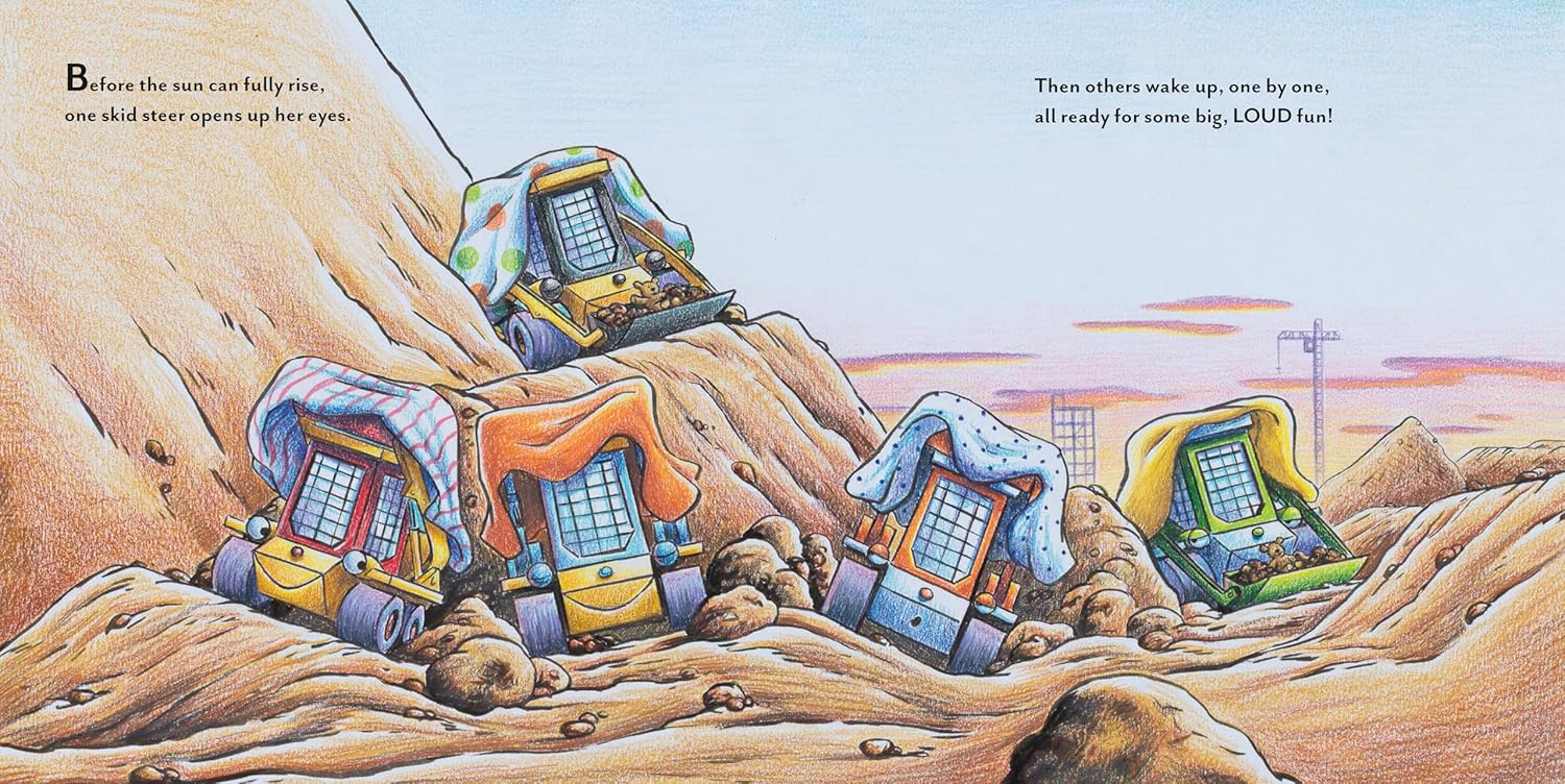 Construction Site: Dad and His Crew Power Through!