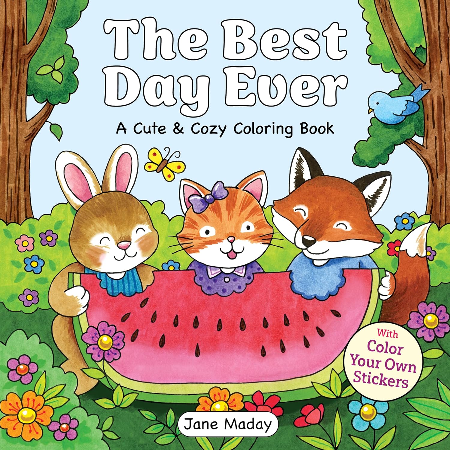 The Best Day Ever: A Cute & Cozy Coloring
