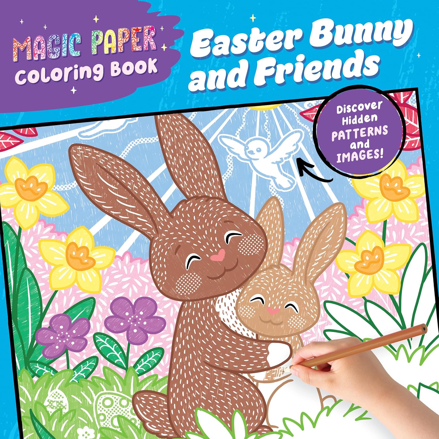 Magic Paper Coloring Book: Easter Bunny