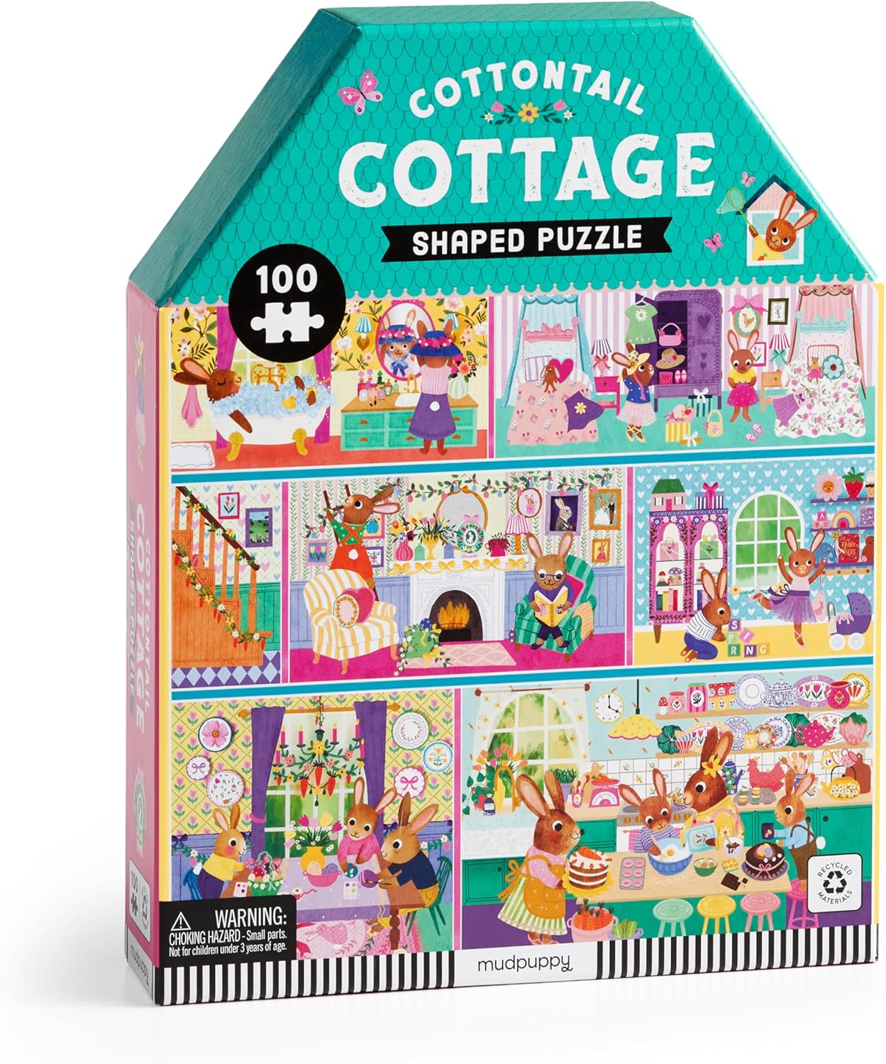 Cottontail Cottage – 100 Piece Puzzle