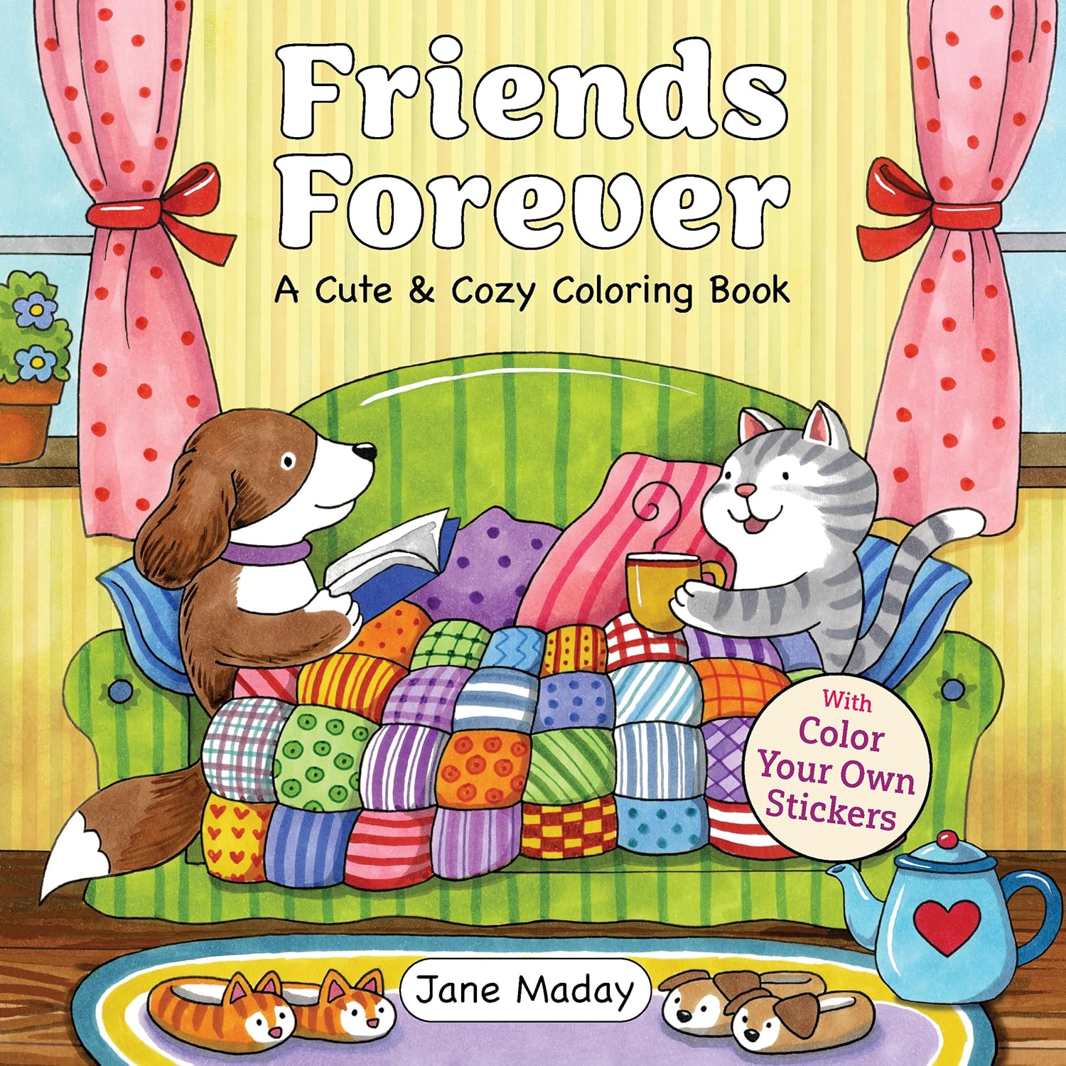 Friends Forever: A Cute & Cozy Coloring