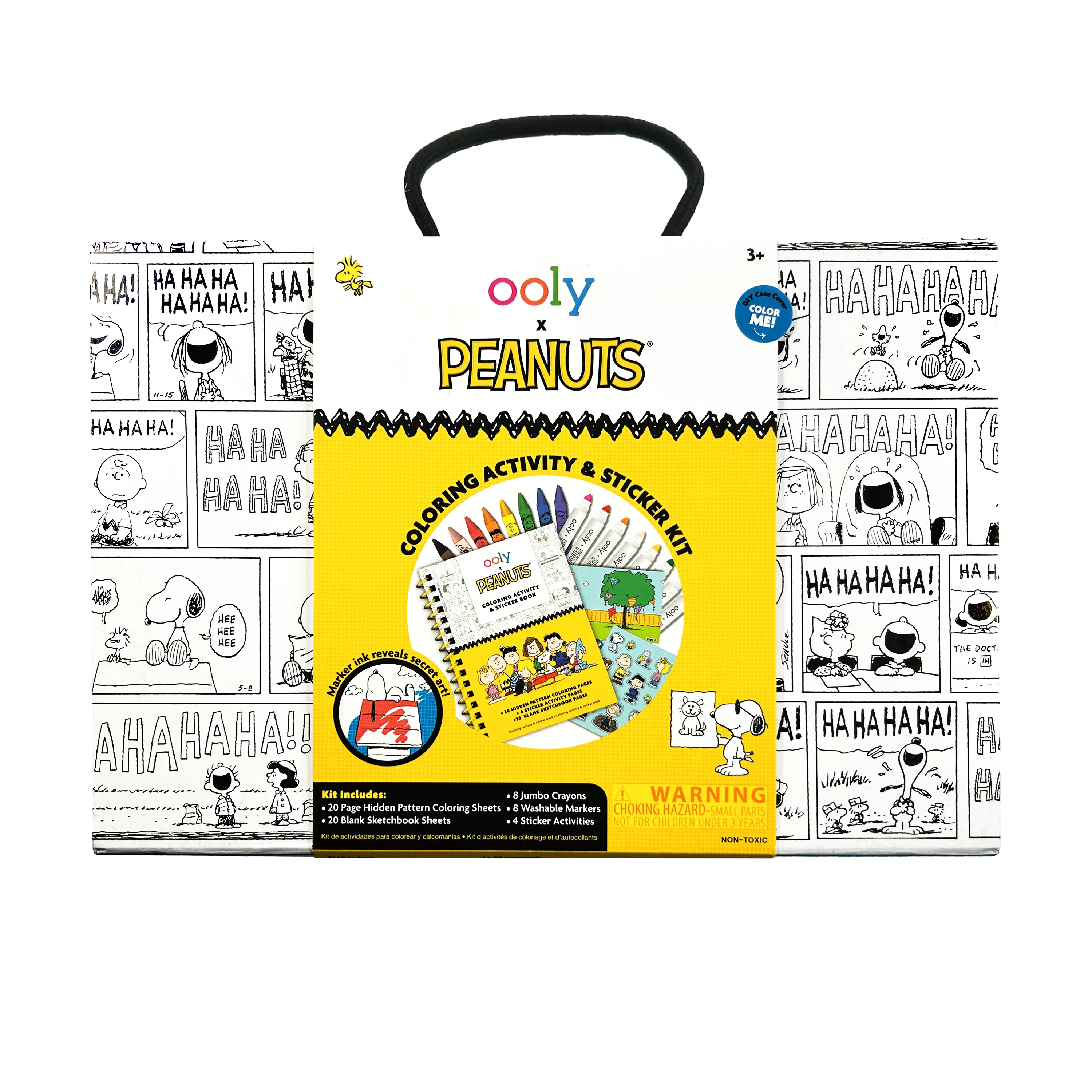 OOLY x Peanuts - Coloring Activity & Sticker Kit