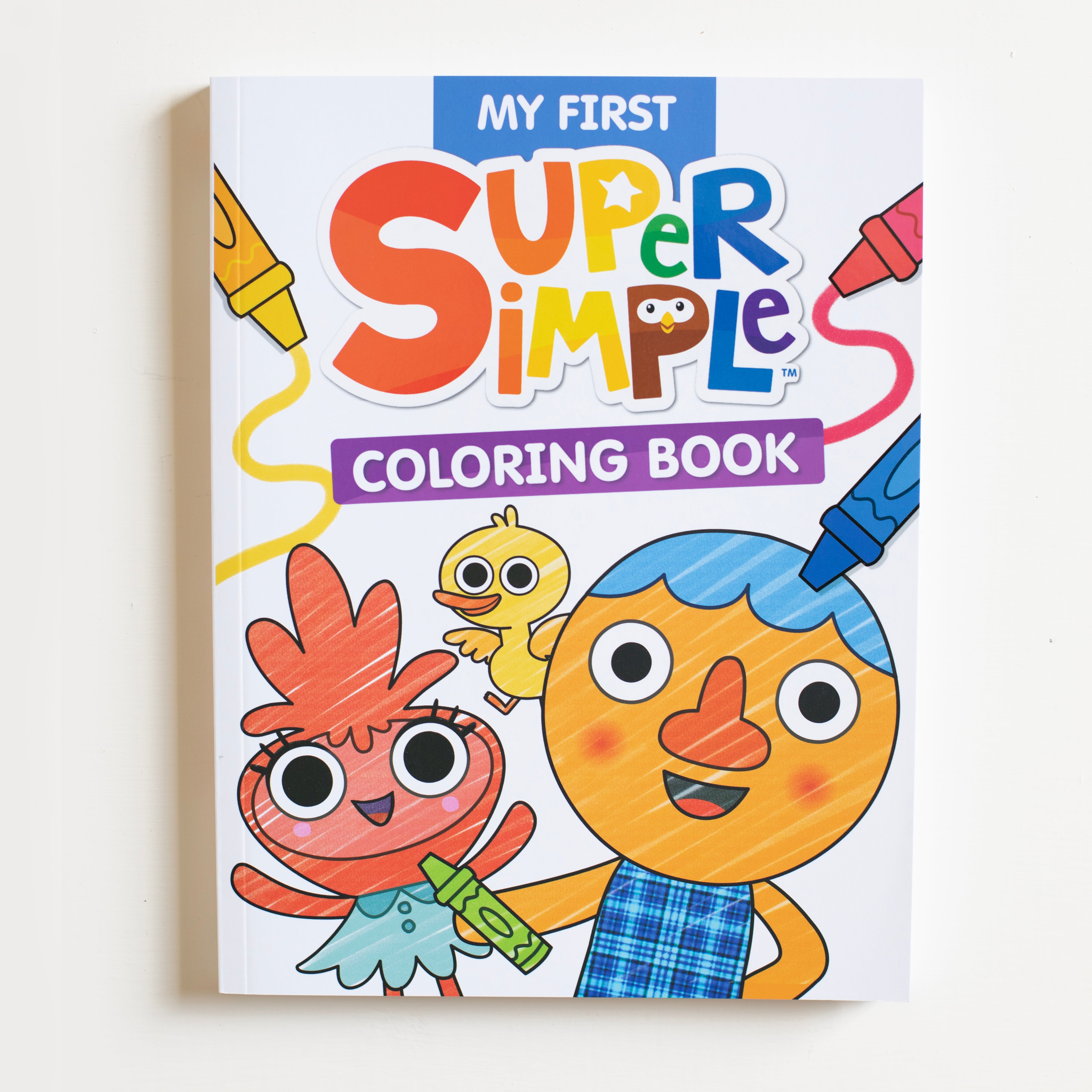 My First Super Simple Coloring Book