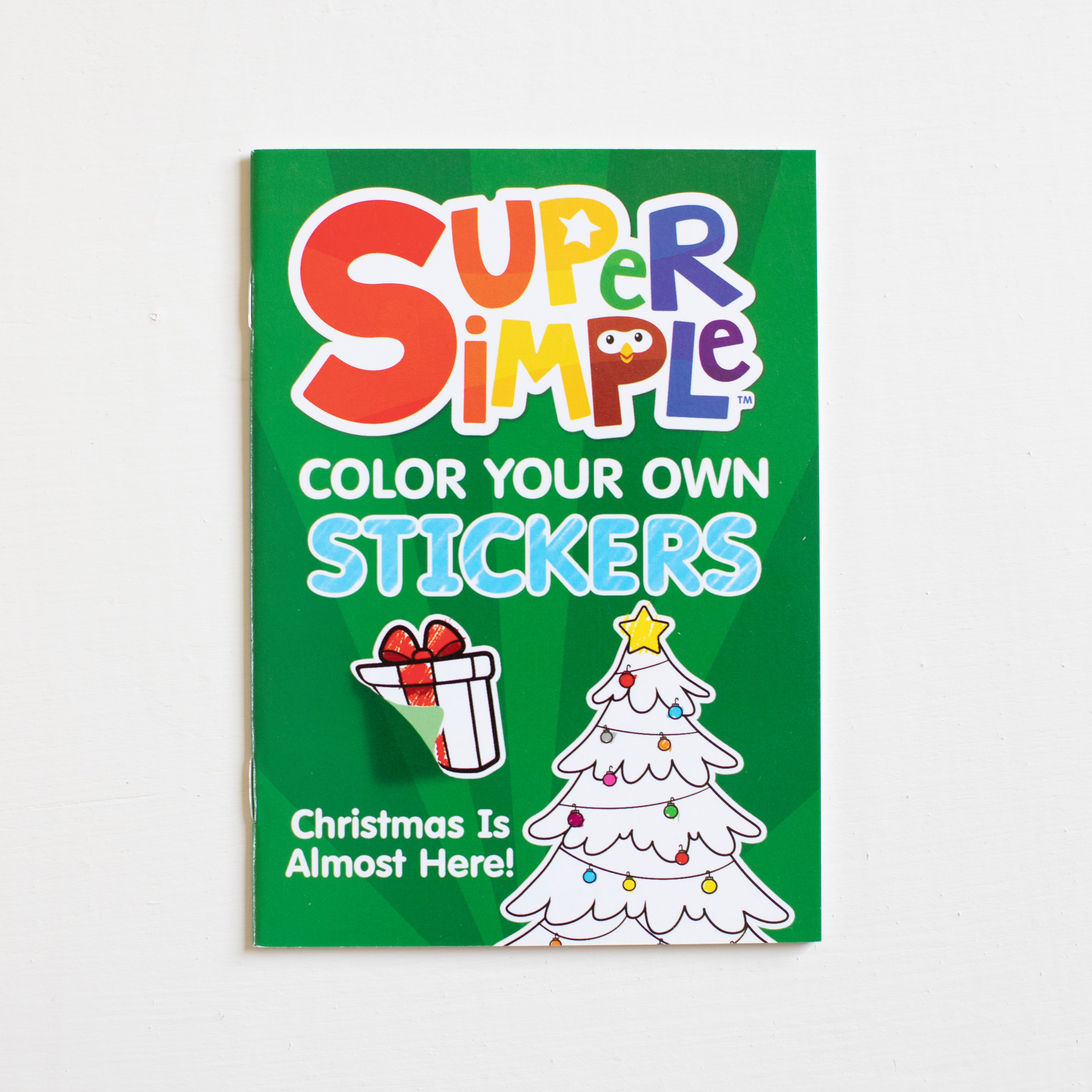 Super Simple Color Your Own Stickers: Christmas Is Almost Here!