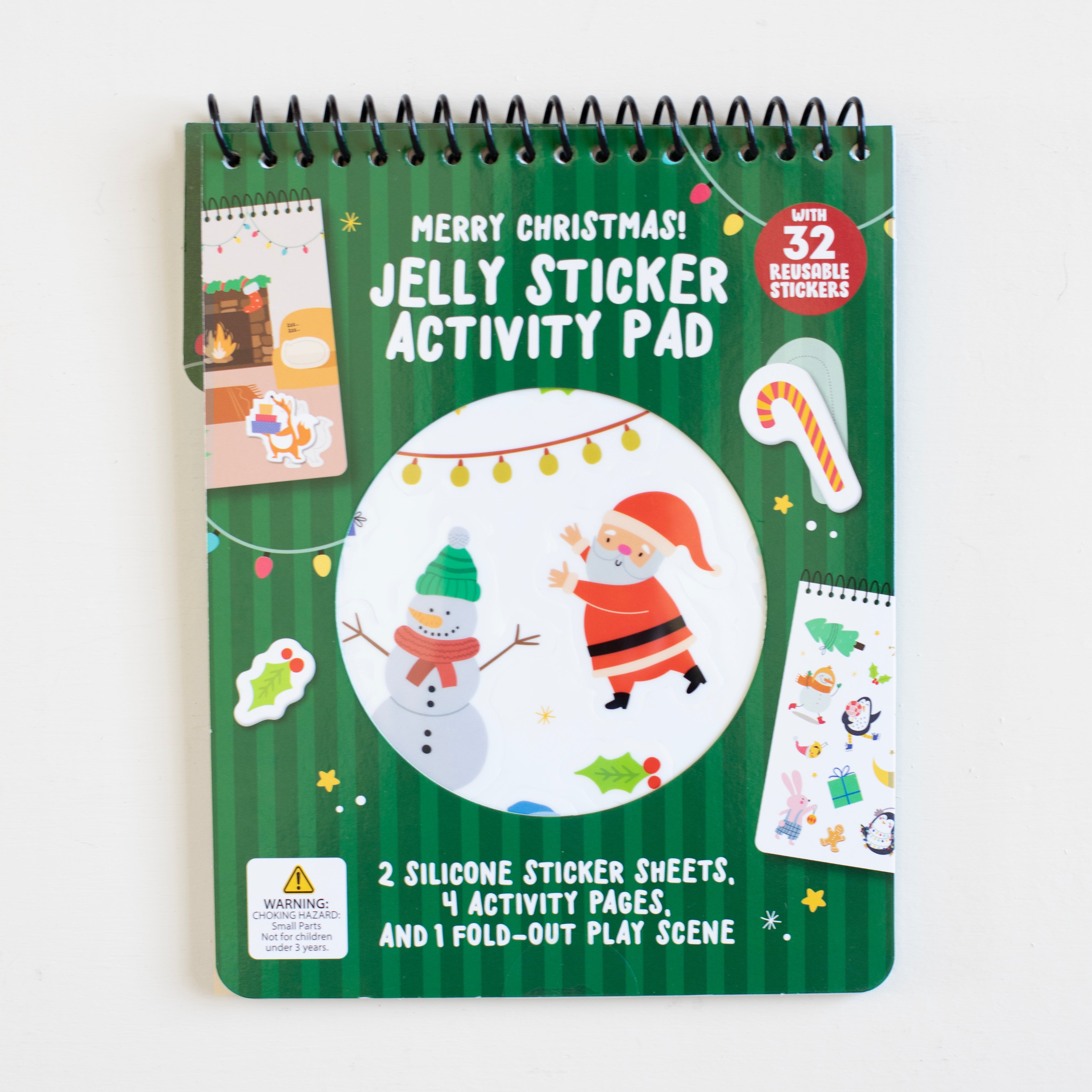 Merry Christmas! Jelly Sticker Activity Pad