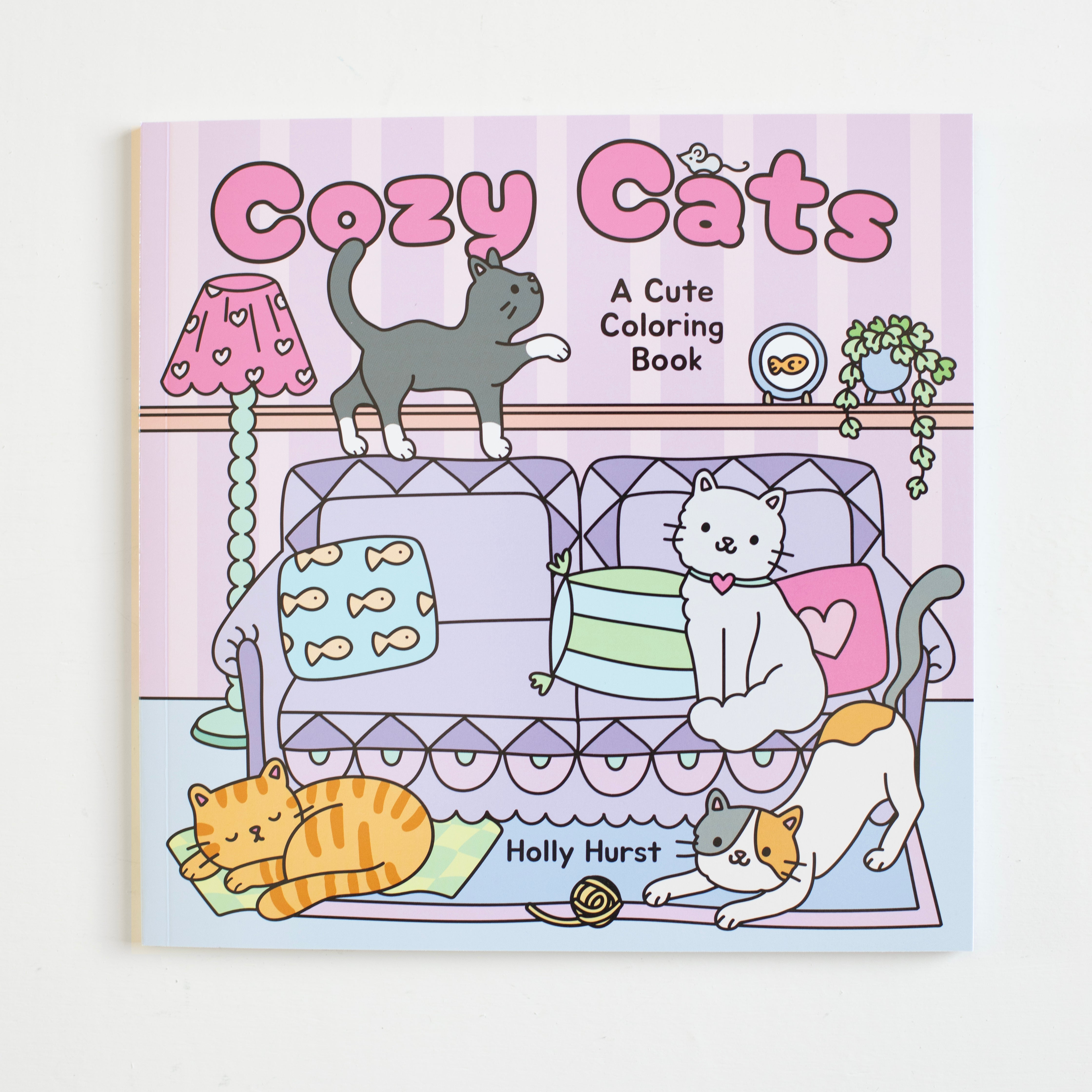 COZY CATS CUTE COLORING BOOK