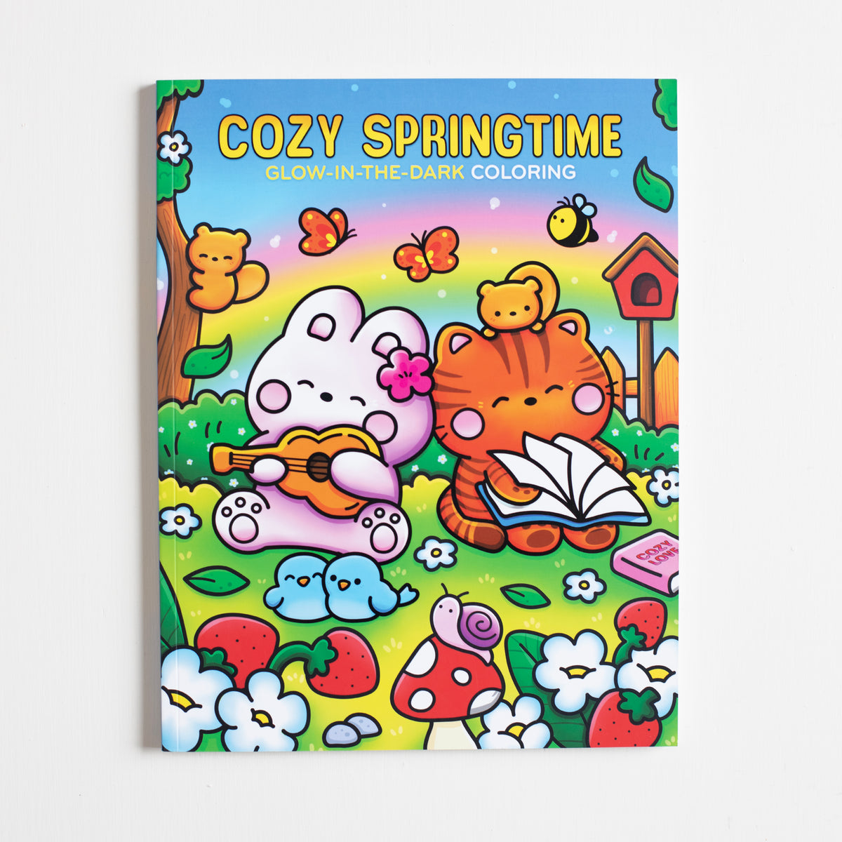 Cozy Springtime Glow-in-the-Dark Coloring