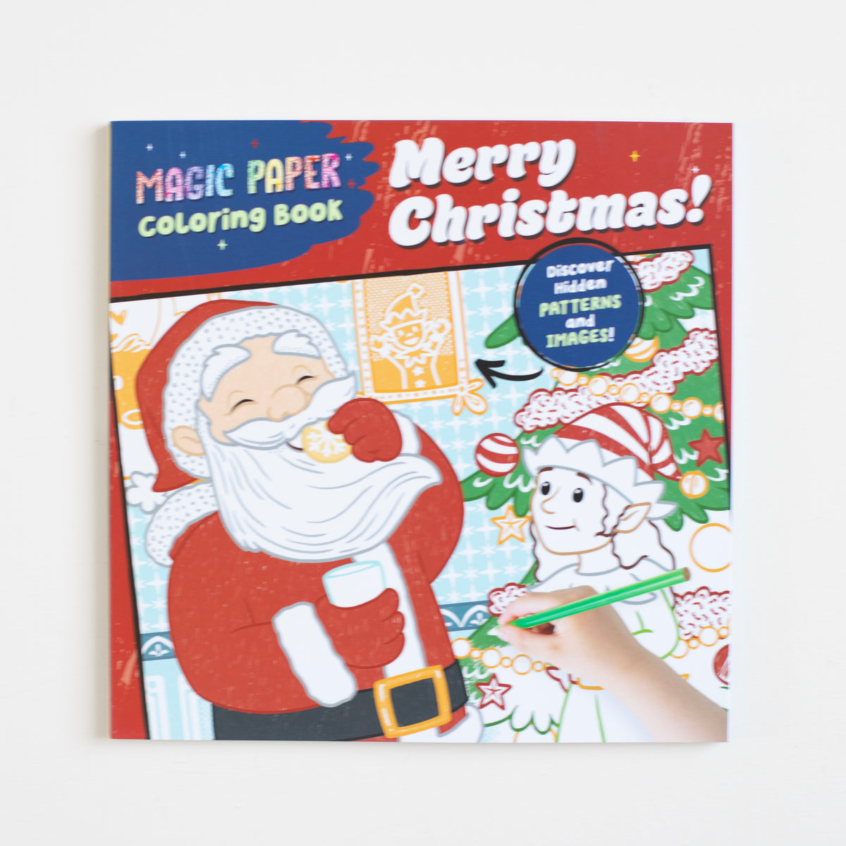 Magic Paper Coloring Book: Merry Christmas!