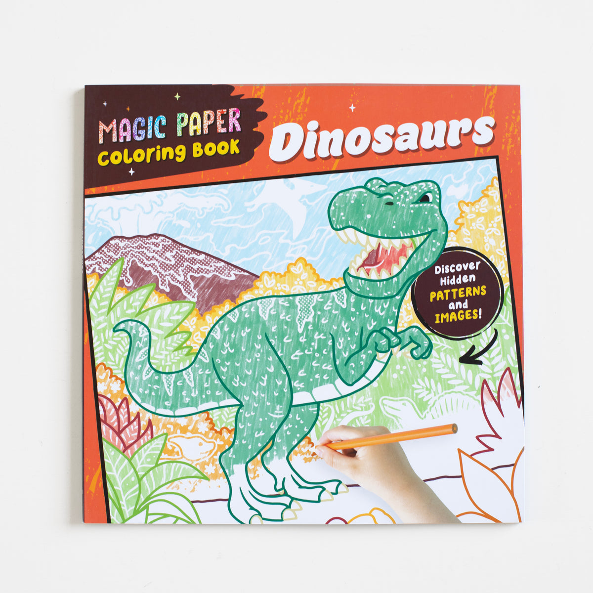 Magic Paper Coloring Book: Dinosaurs