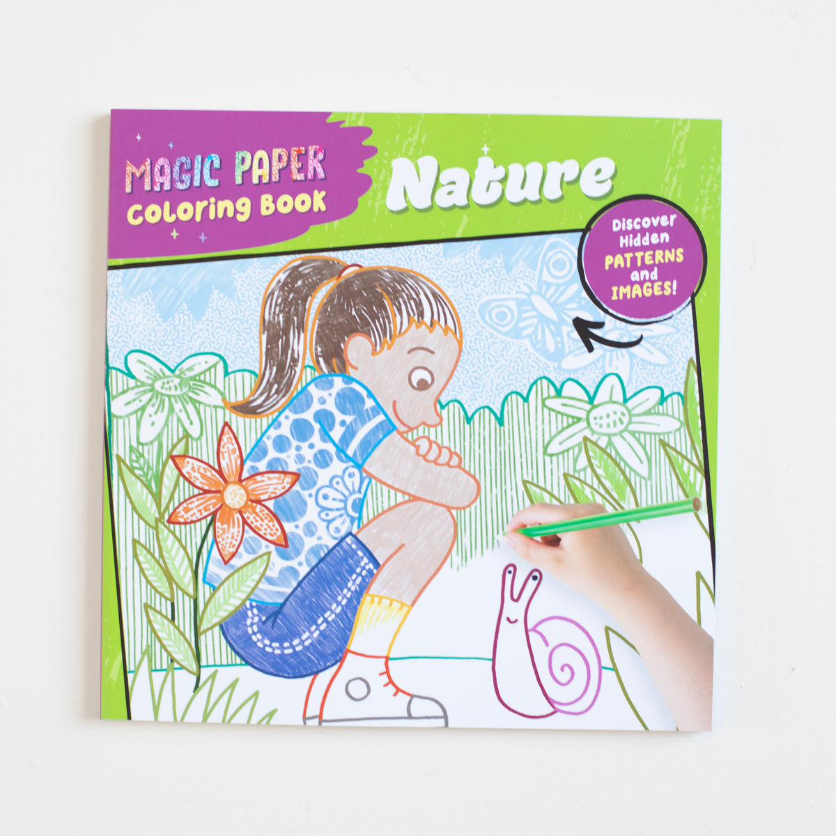 Magic Paper Coloring Book: Nature