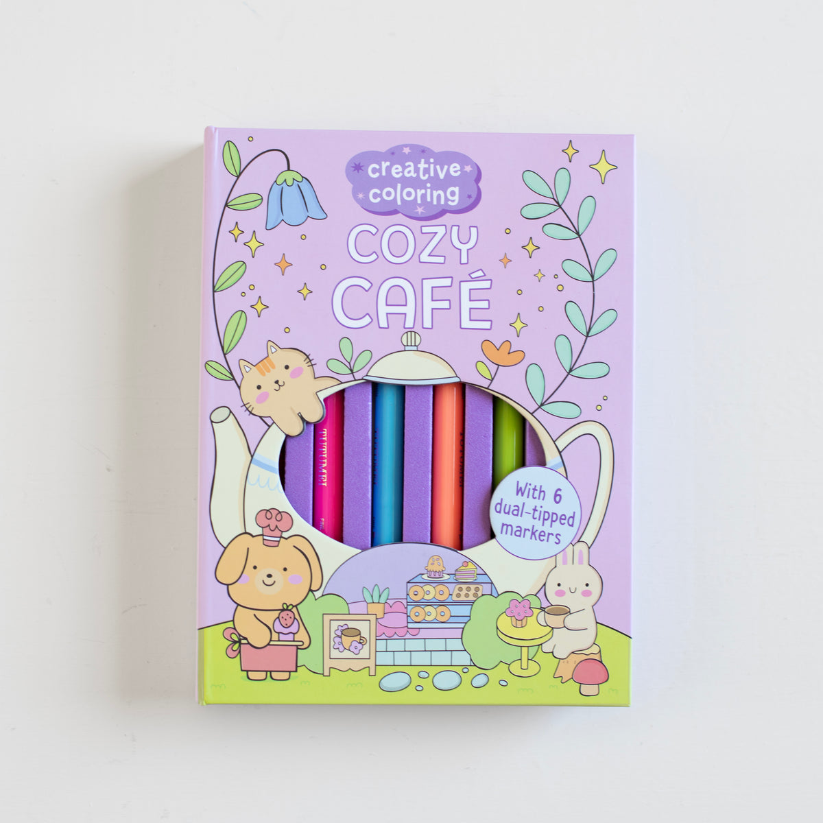 Creative Coloring: Cozy Café Mini-Coloring Kit
