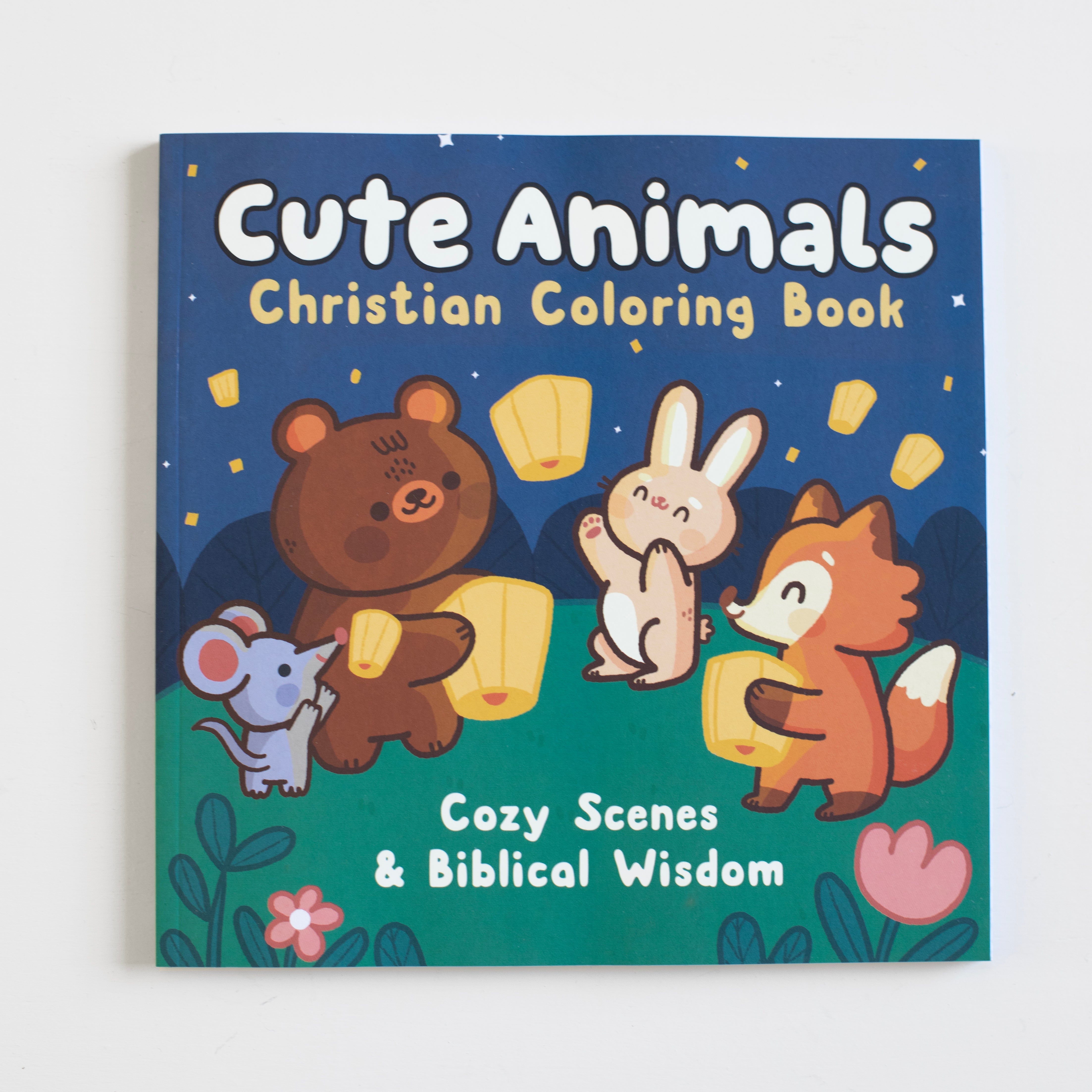 Cute Animals Christian Coloring Book