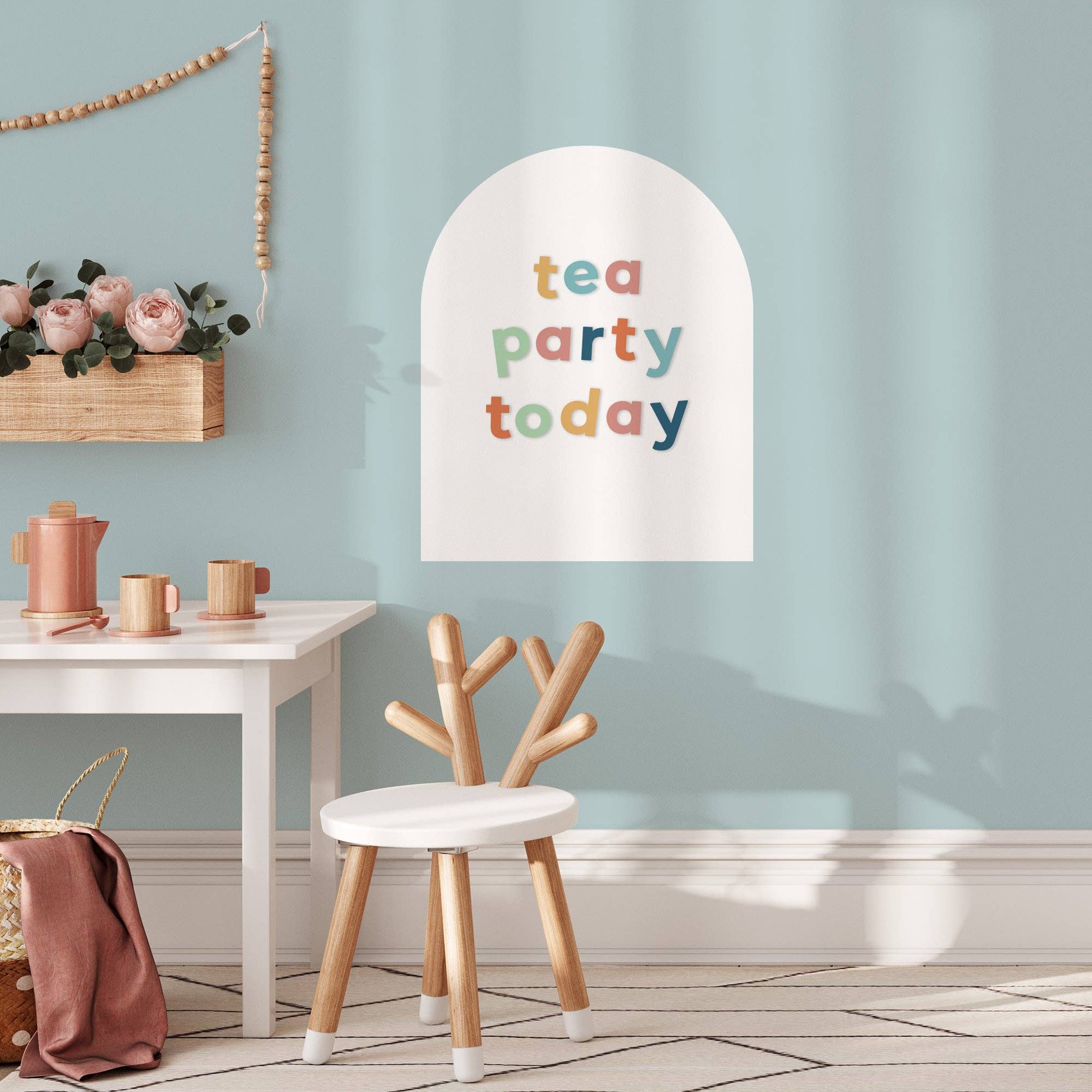 White Mini Arch Magnetic Wall Decal