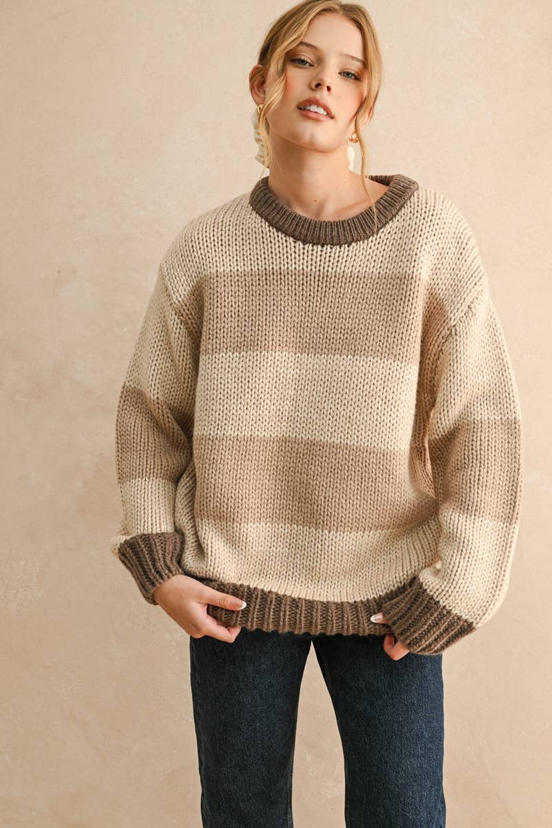Haven Striped Knit Sweater