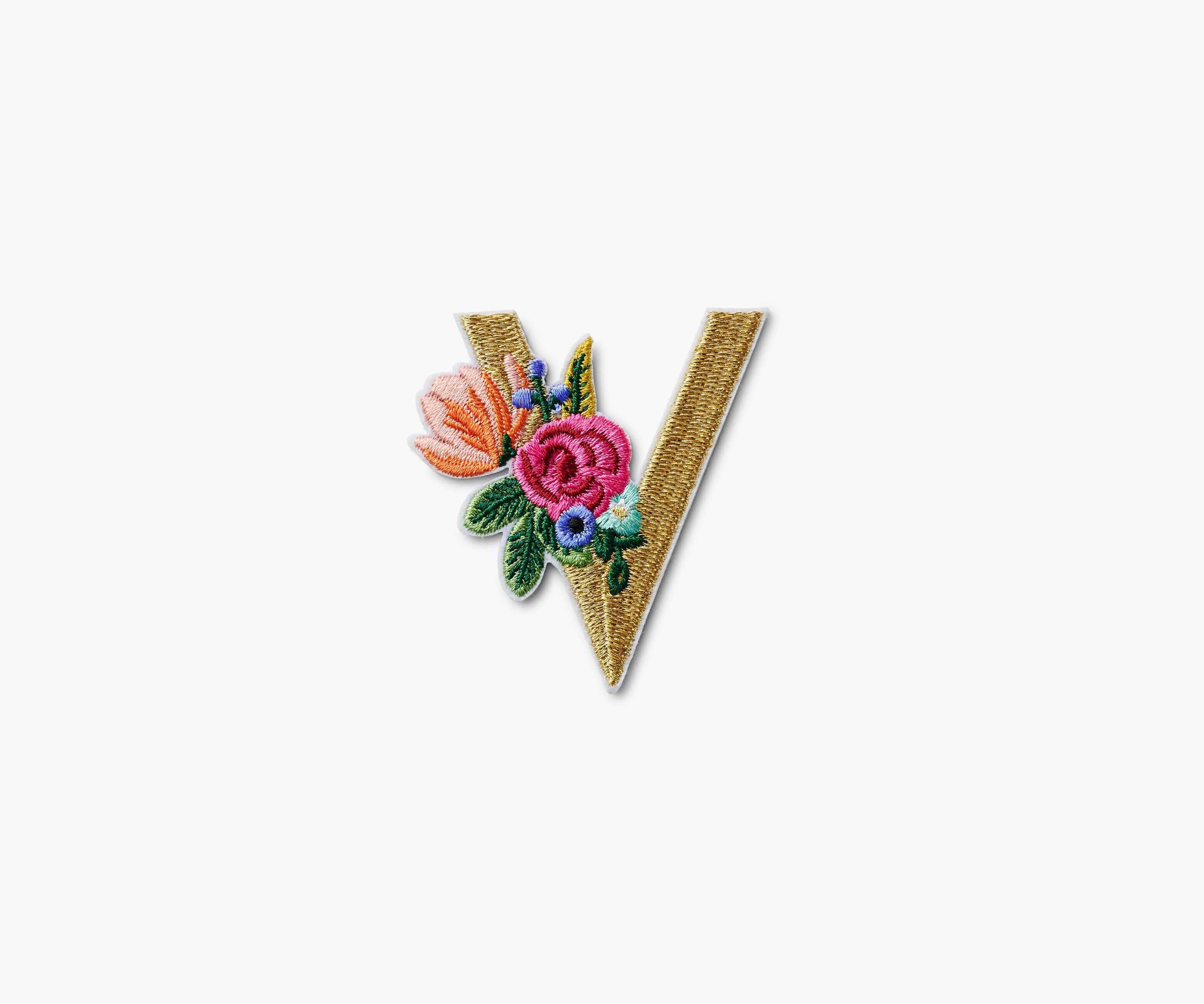 Garden Party Monogram Patch