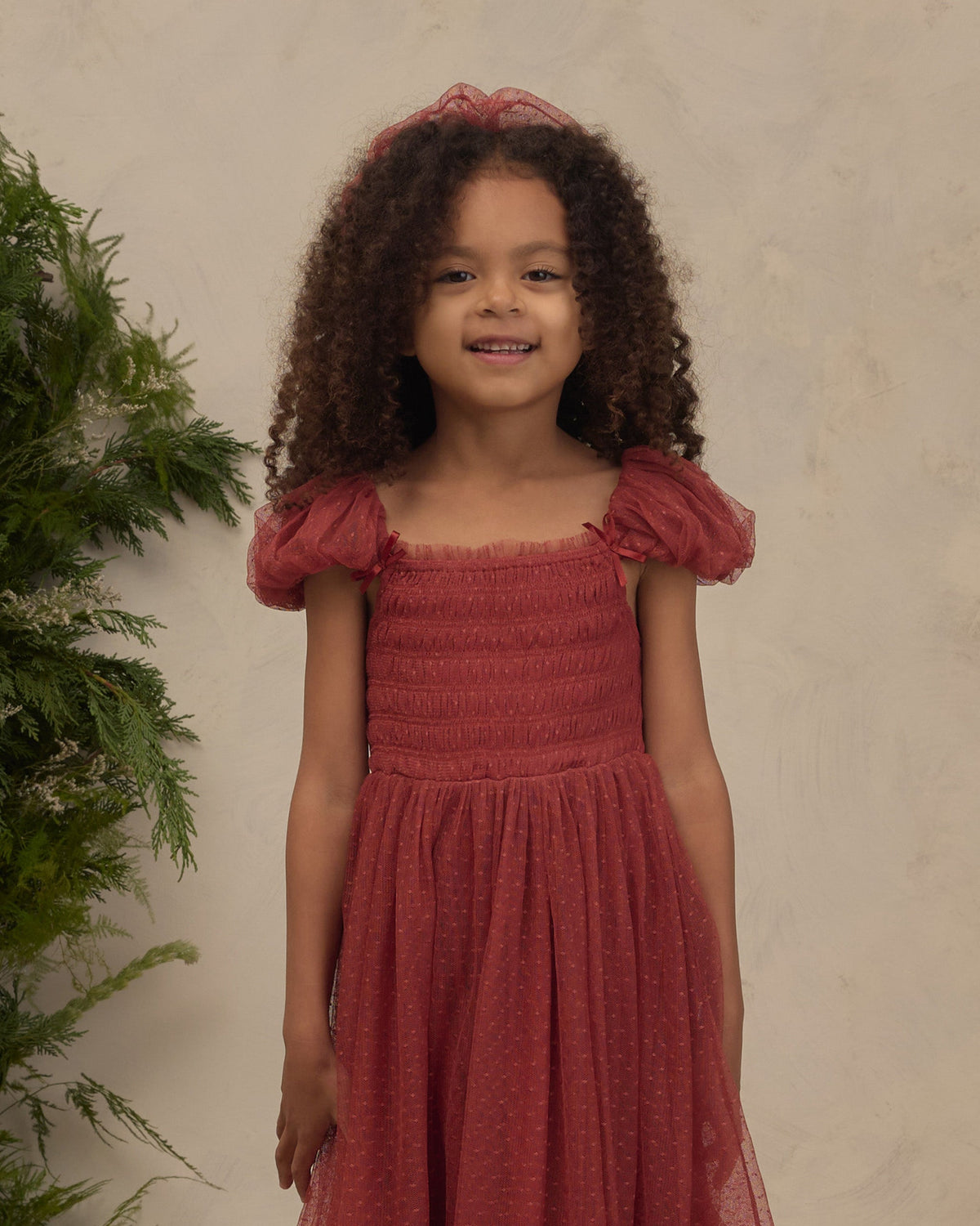 GATHERED HEADBAND || RUBY