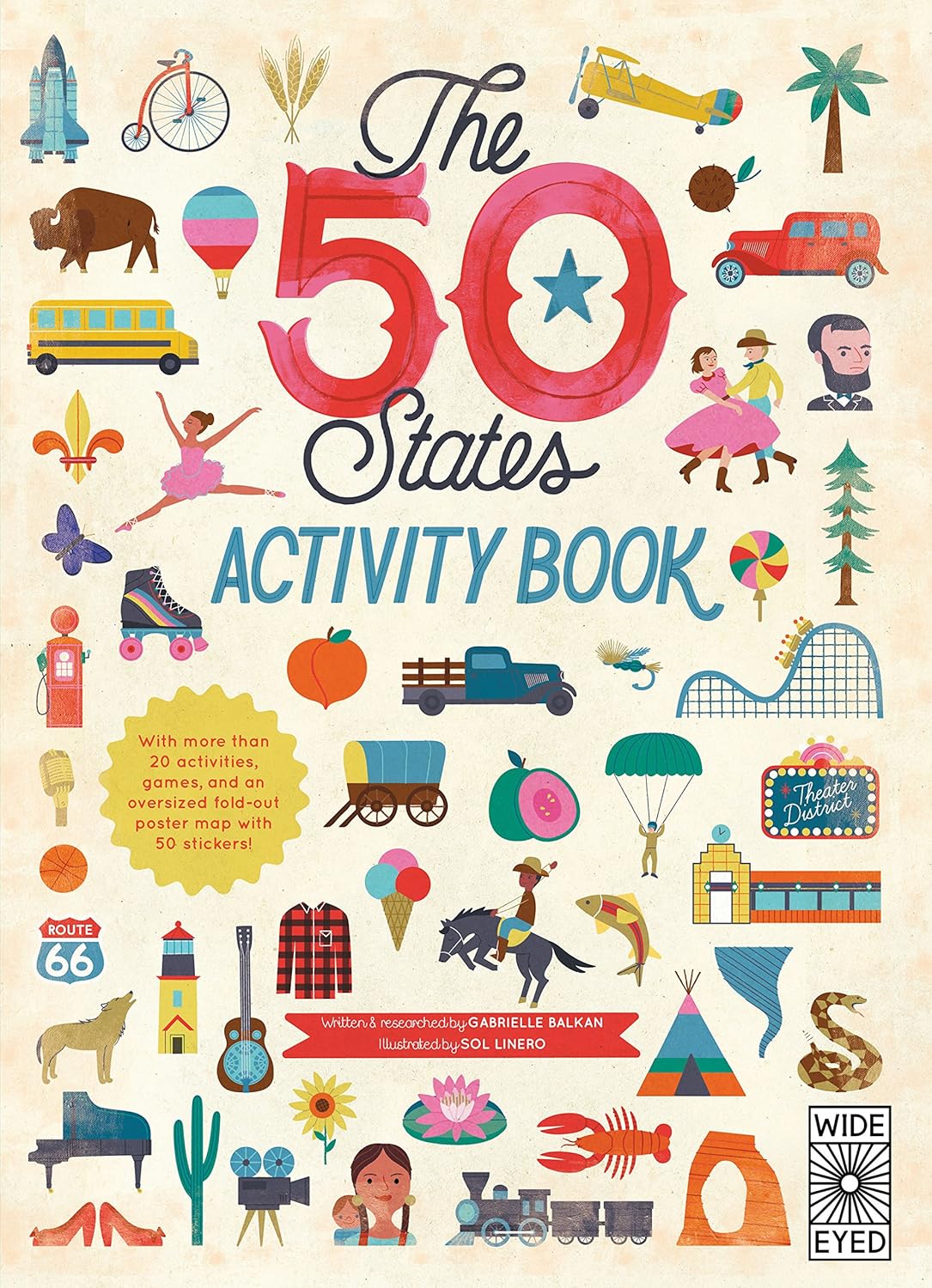 The 50 States - Activity Book