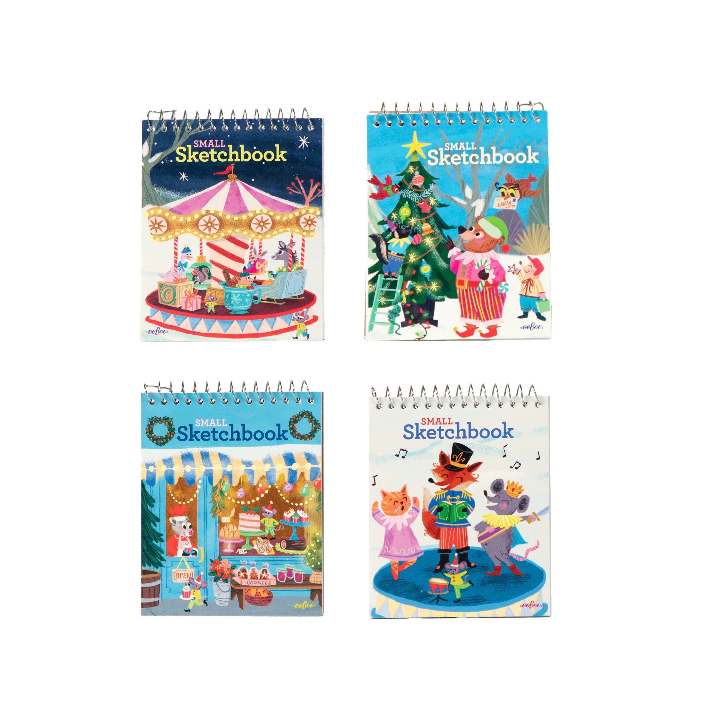Christmas Village Small Sketchbook