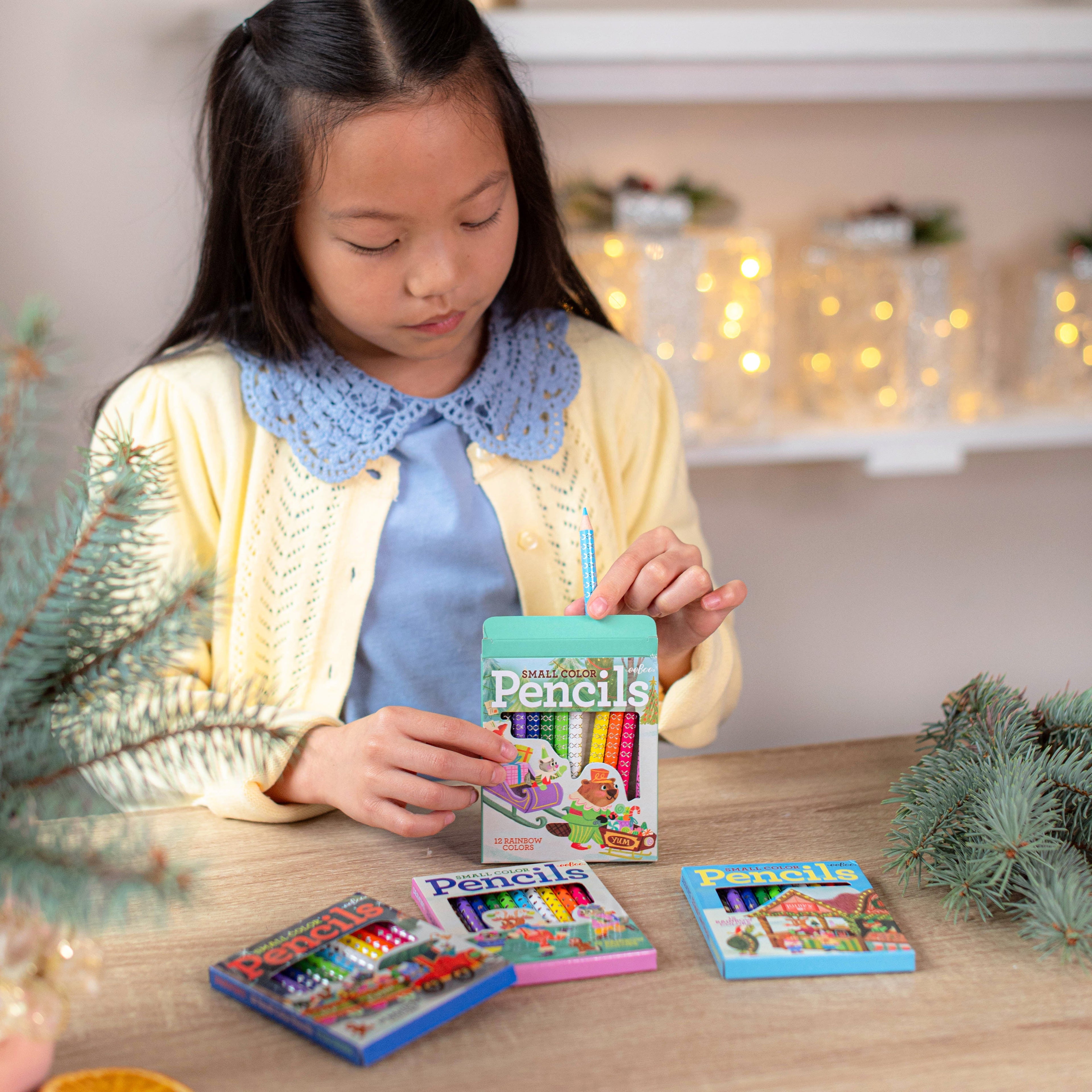 Christmas Village Small Pencils