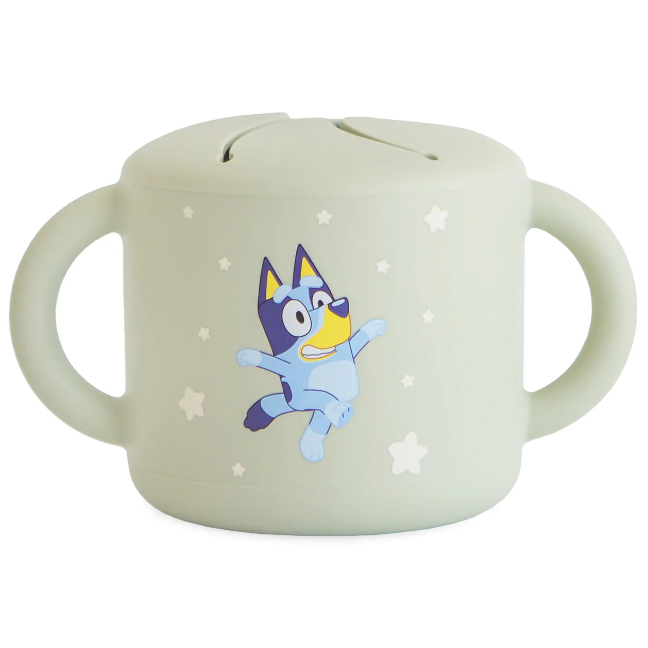 Bluey x Mushie Snack Cup || Bluey Sage