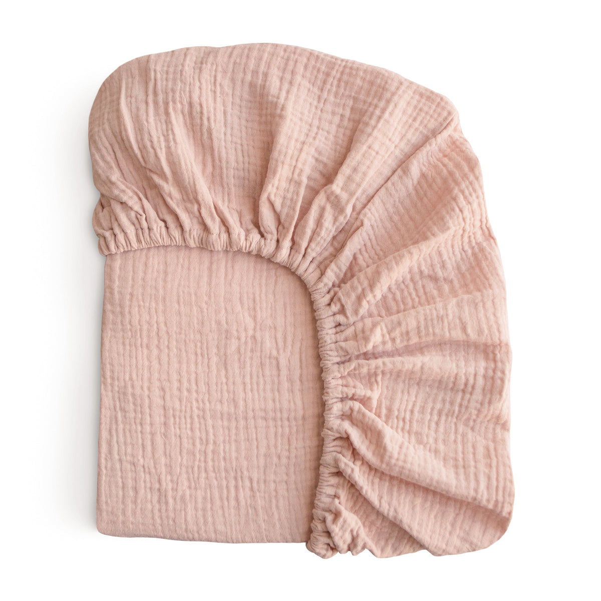 Extra Soft Muslin Crib Sheet | Blush
