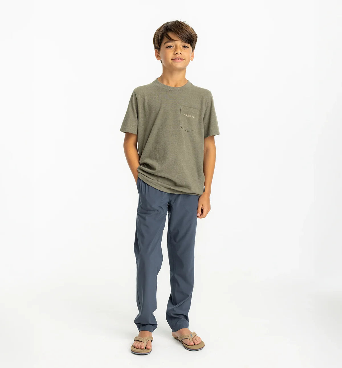 Boy's Breeze Pants || Blue Dusk II - Youth