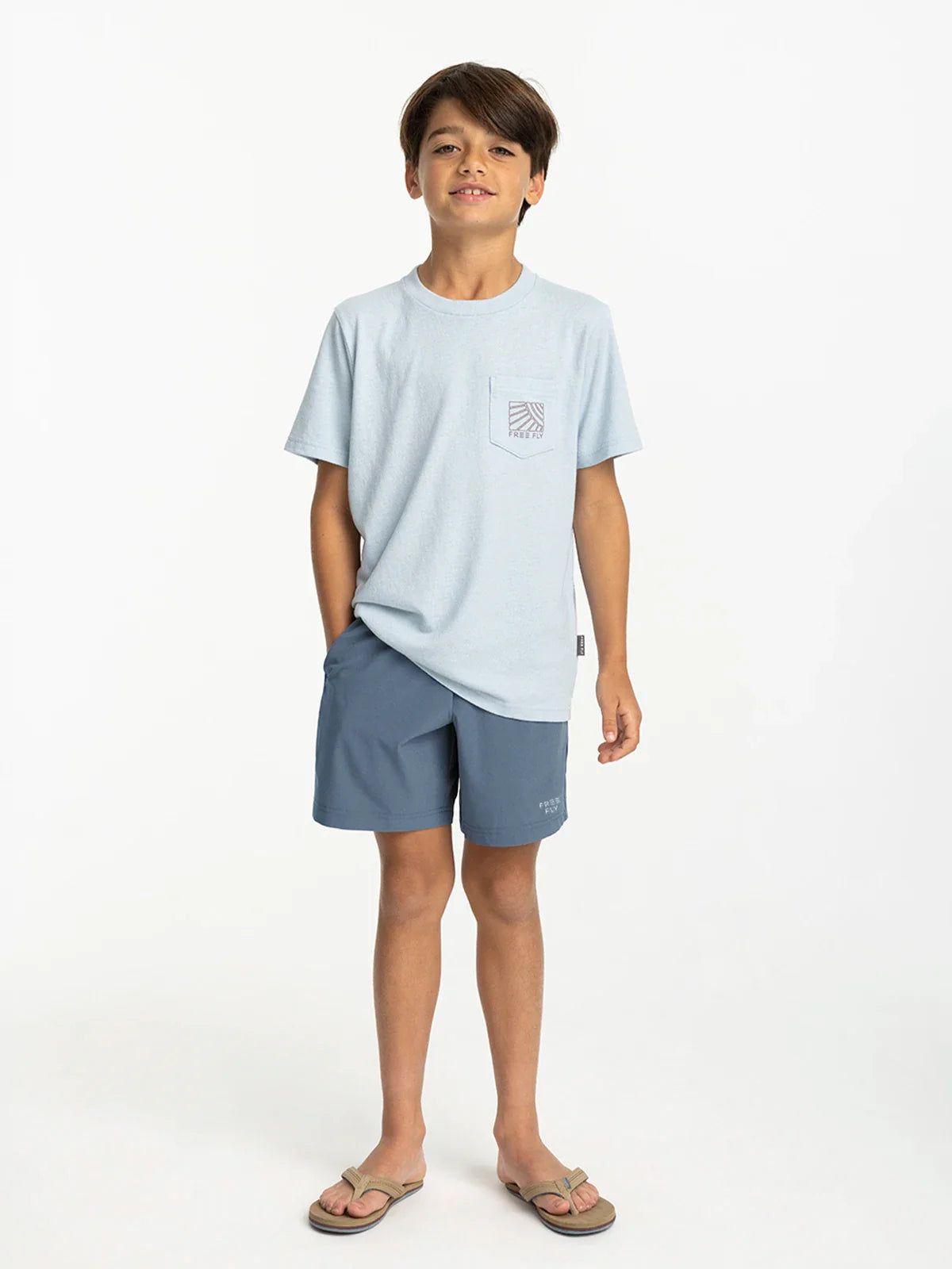 Boy's Breeze Shorts || Pacific Blue - Youth