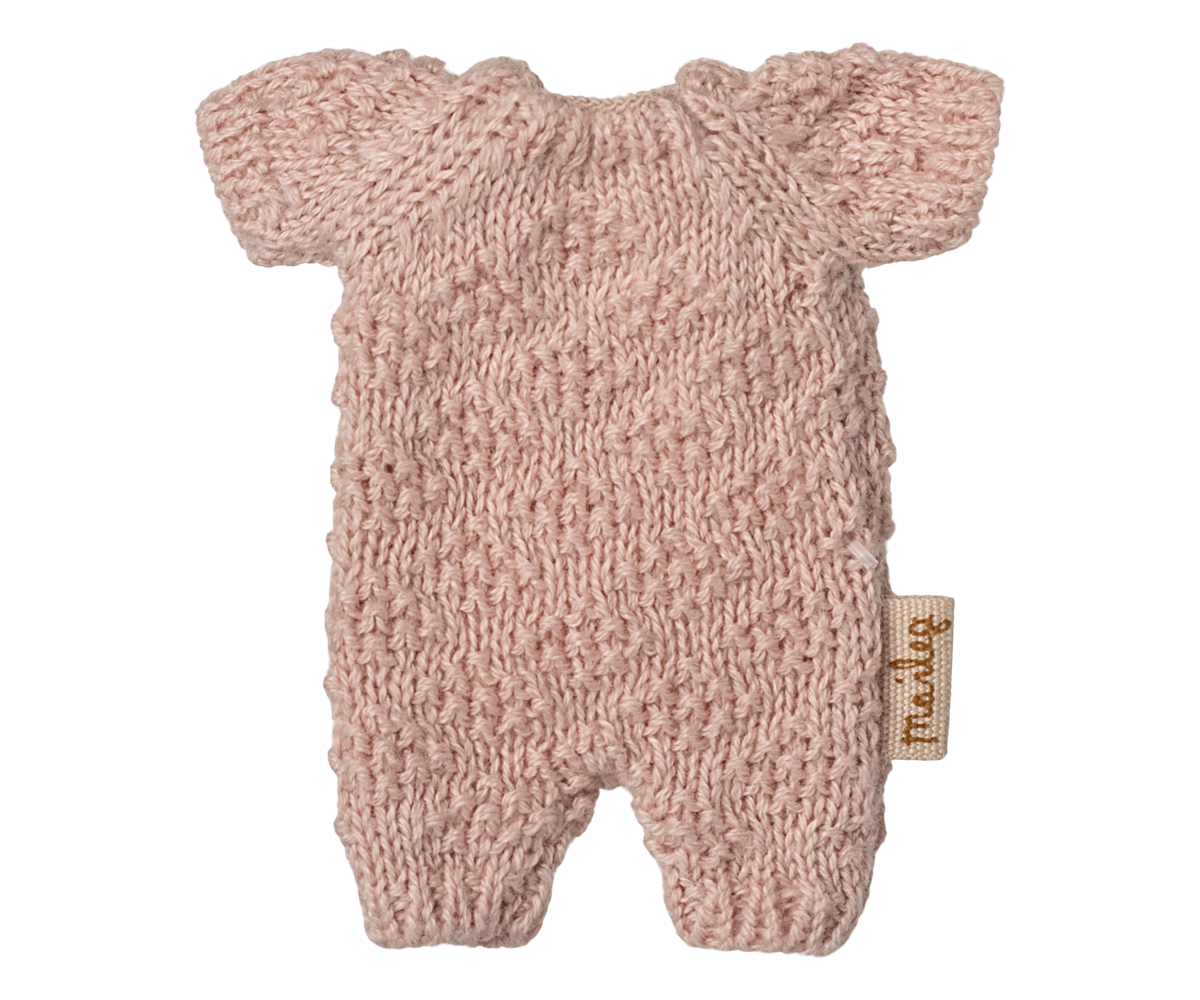 Knitted suit, Micro - Rose