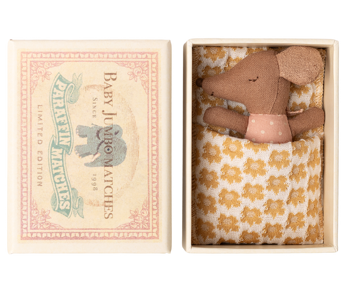 Sleepy Wakey Baby Mouse in Matchbox || Rose (2025)