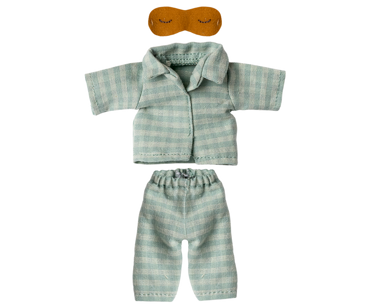 Pyjamas, Dad mouse - Mint/sand