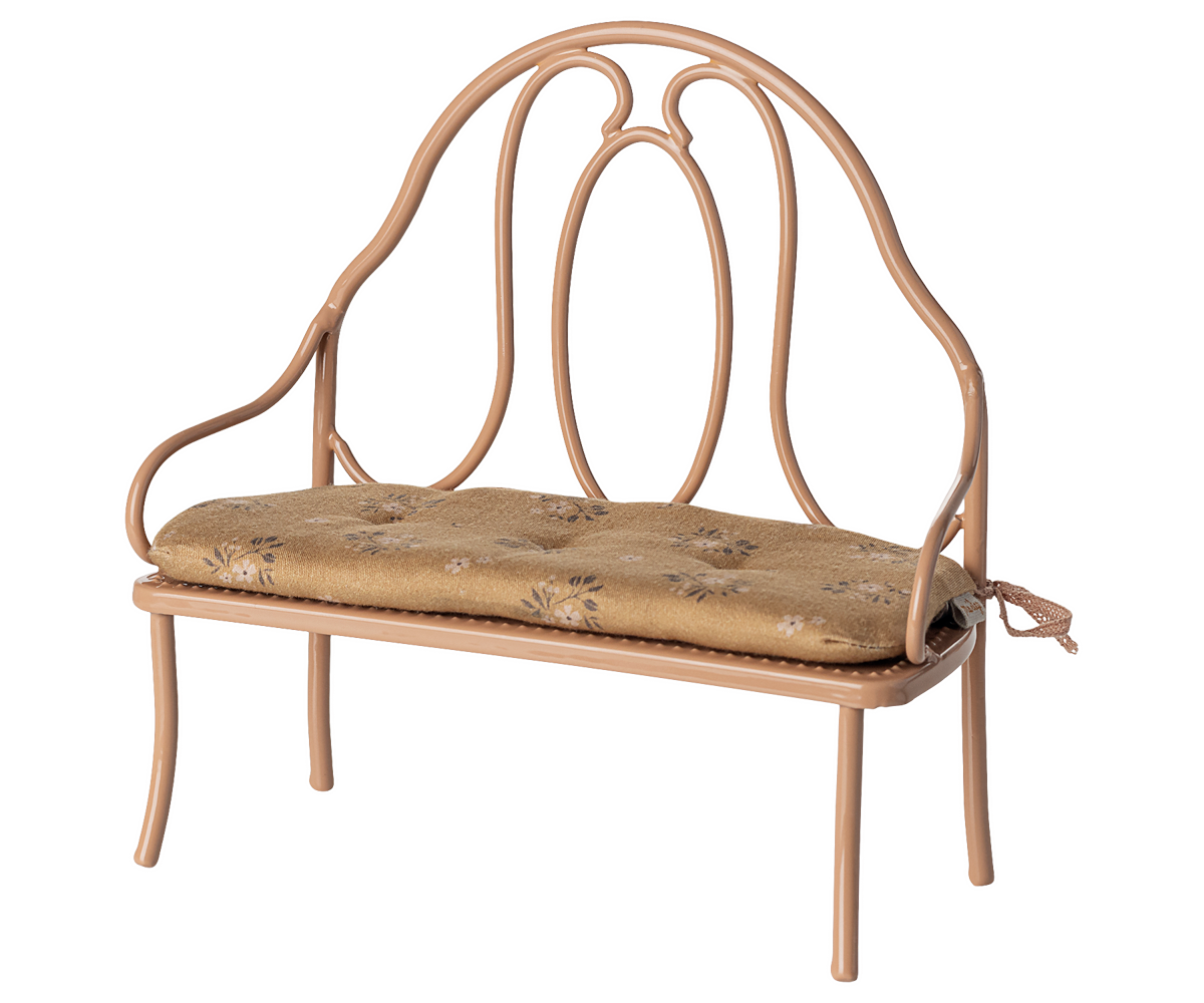 Vintage bench, Mini - Dark powder