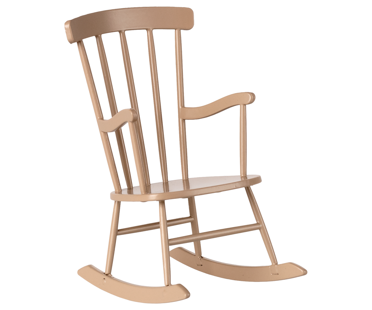 Rocking chair, Miniature - Dark sand