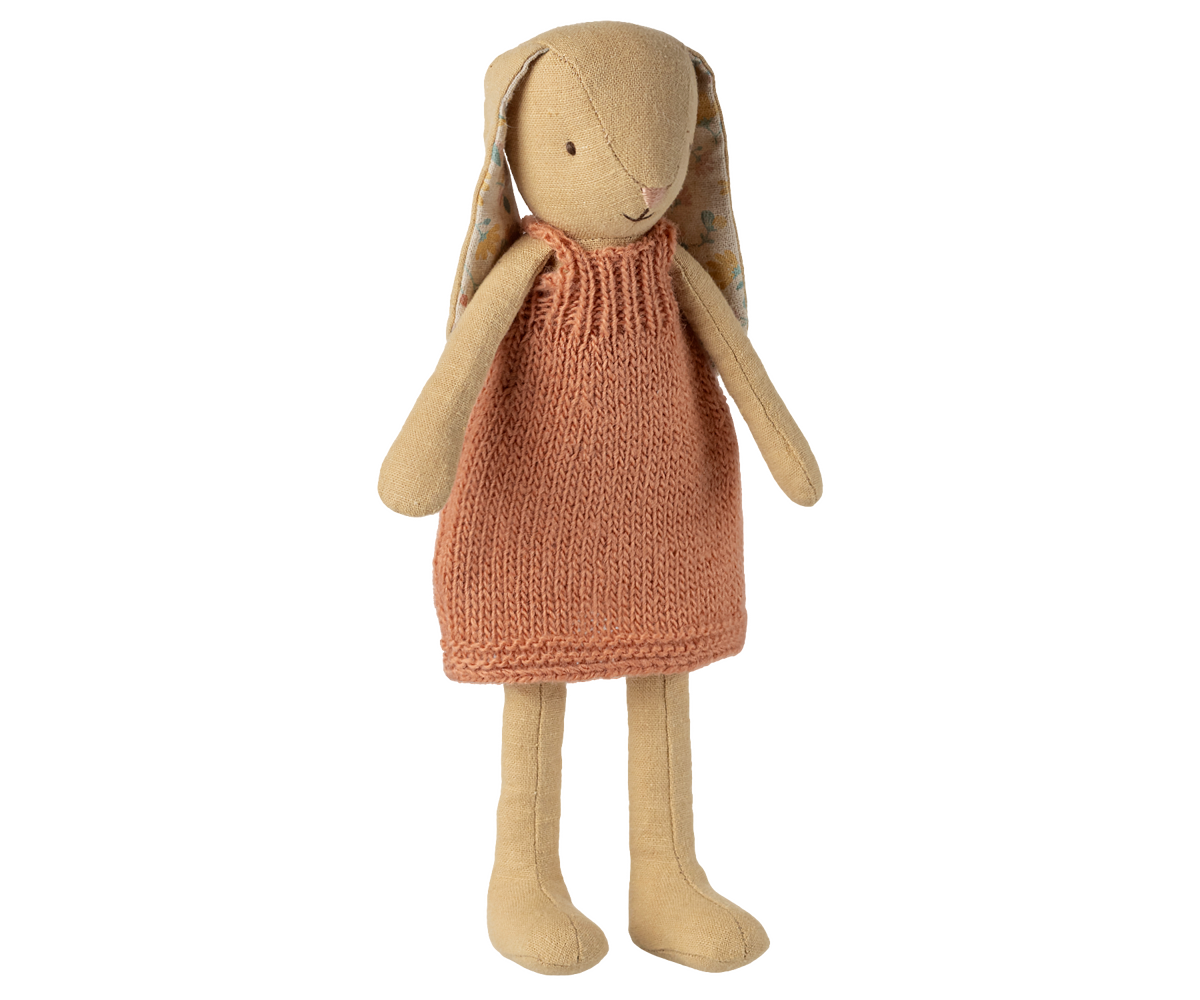 Bunny, Size 2 - Cream yellow - Knitted dress