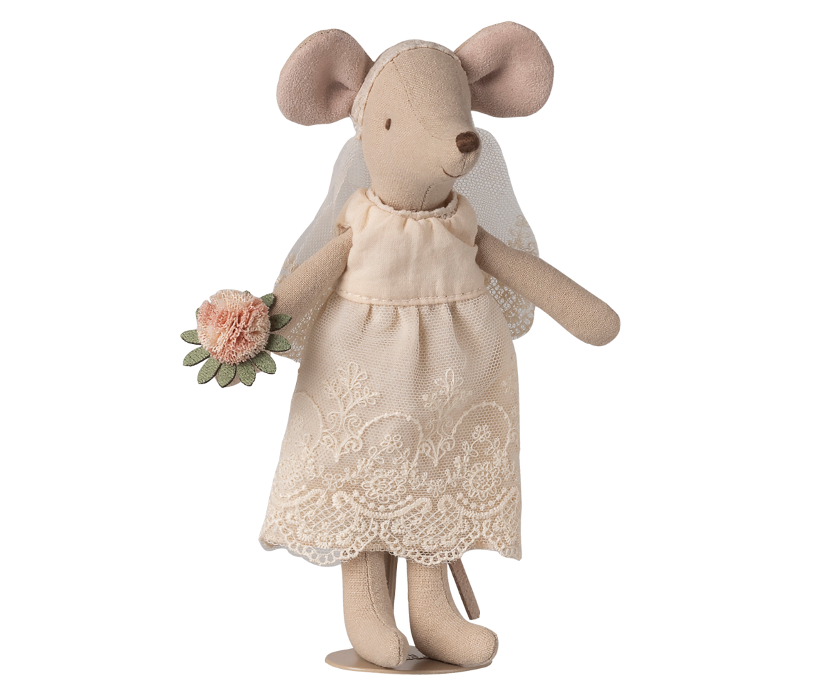 Wedding mice couple in box, Mum and Dad